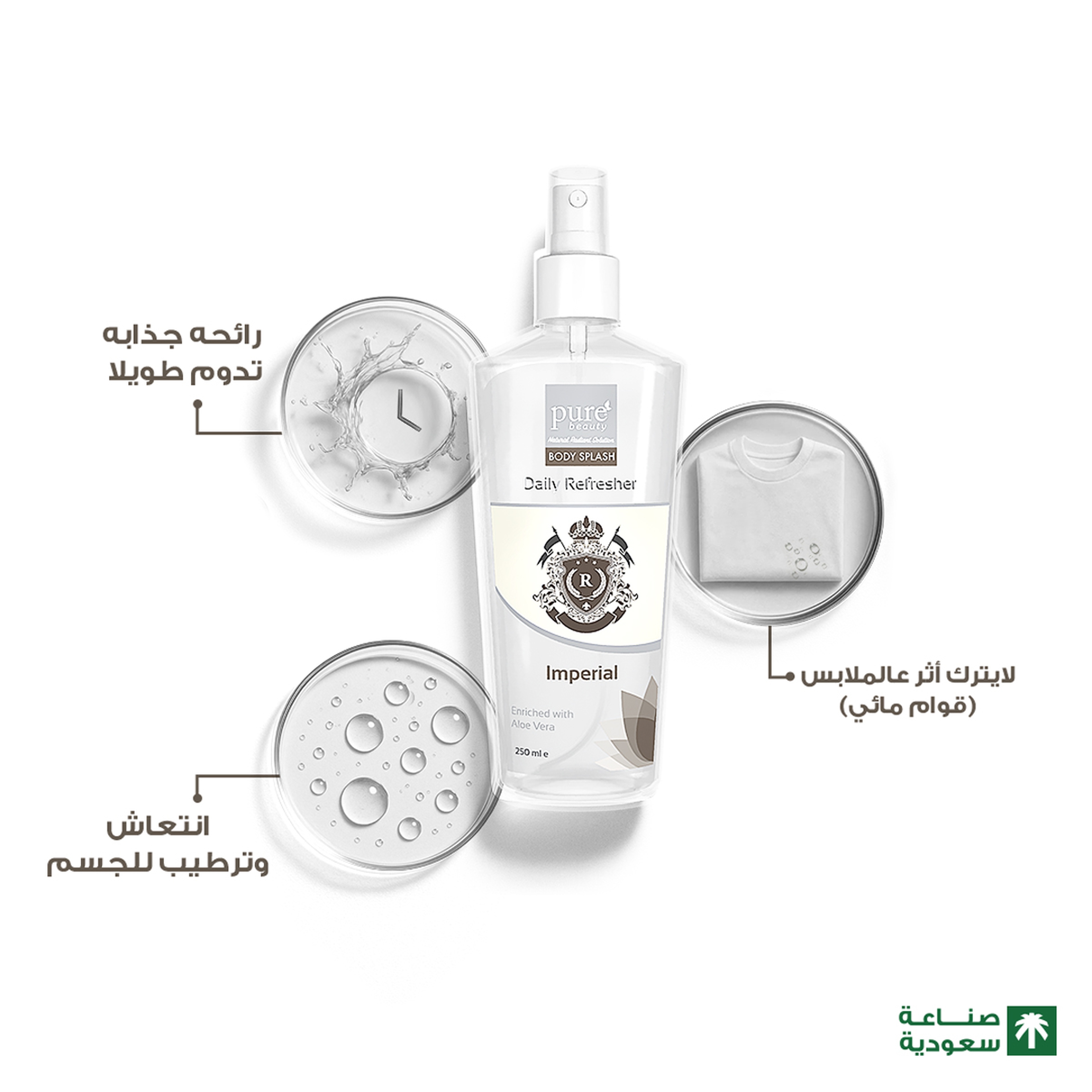 بيور بيوتي بودي سبللاش إمبريال للرجال 250 مل