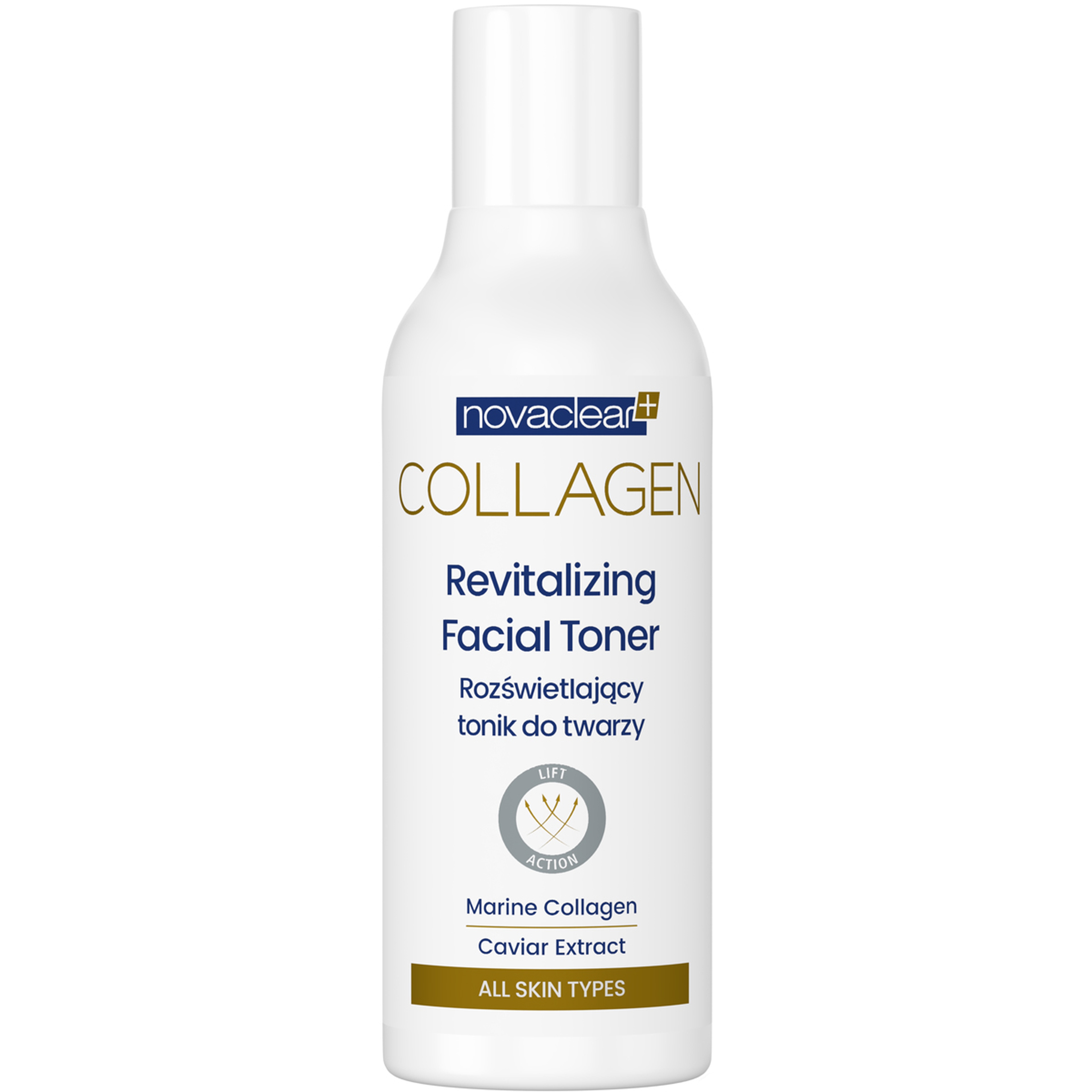 نوفاكلير تونر الوجه بالكولاجين لمكافحة علامات التقدم بالعمر 100 مل