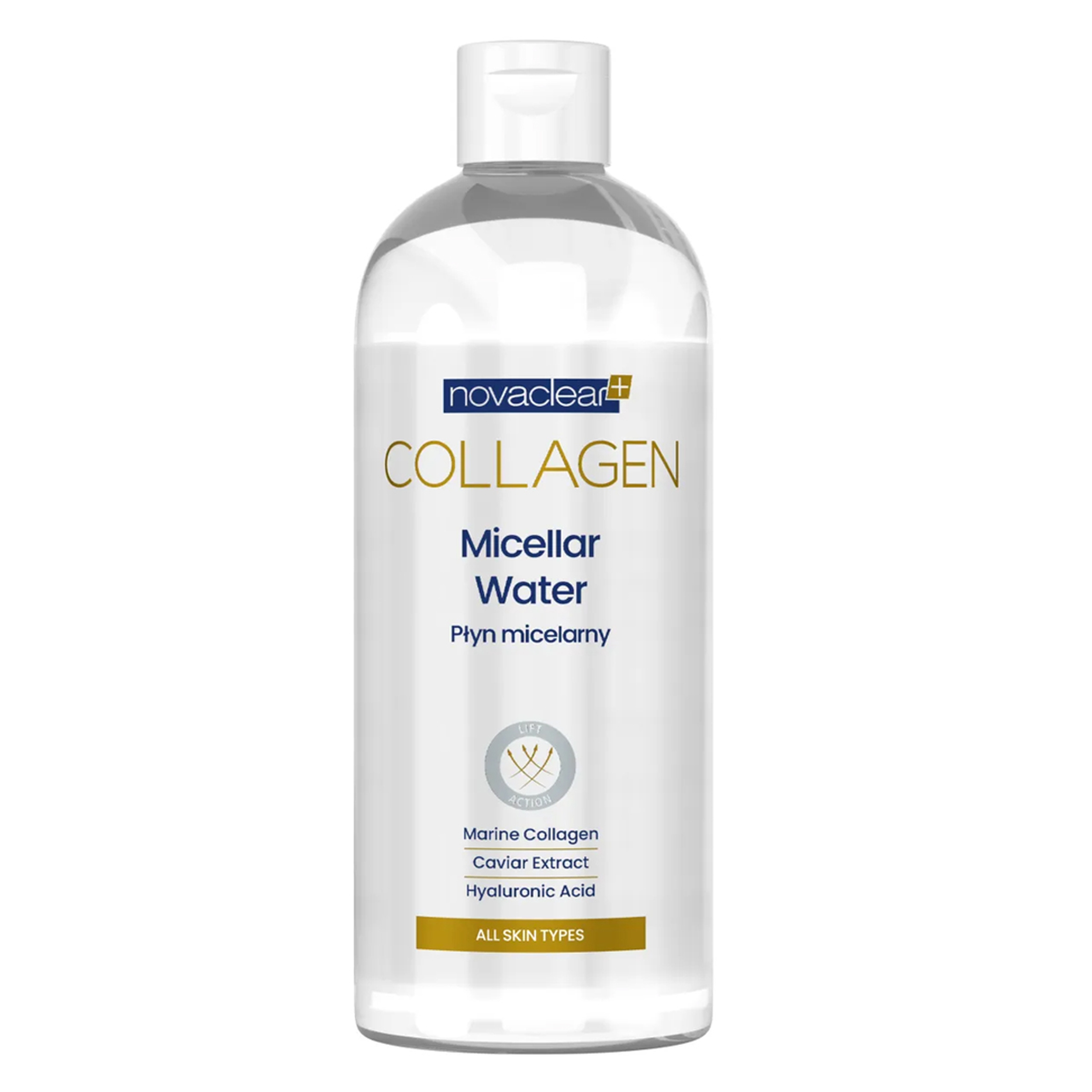 نوفاكلير ماء ميسيلار منظف ومزيل للمكياج بالكولاجين 400 مل