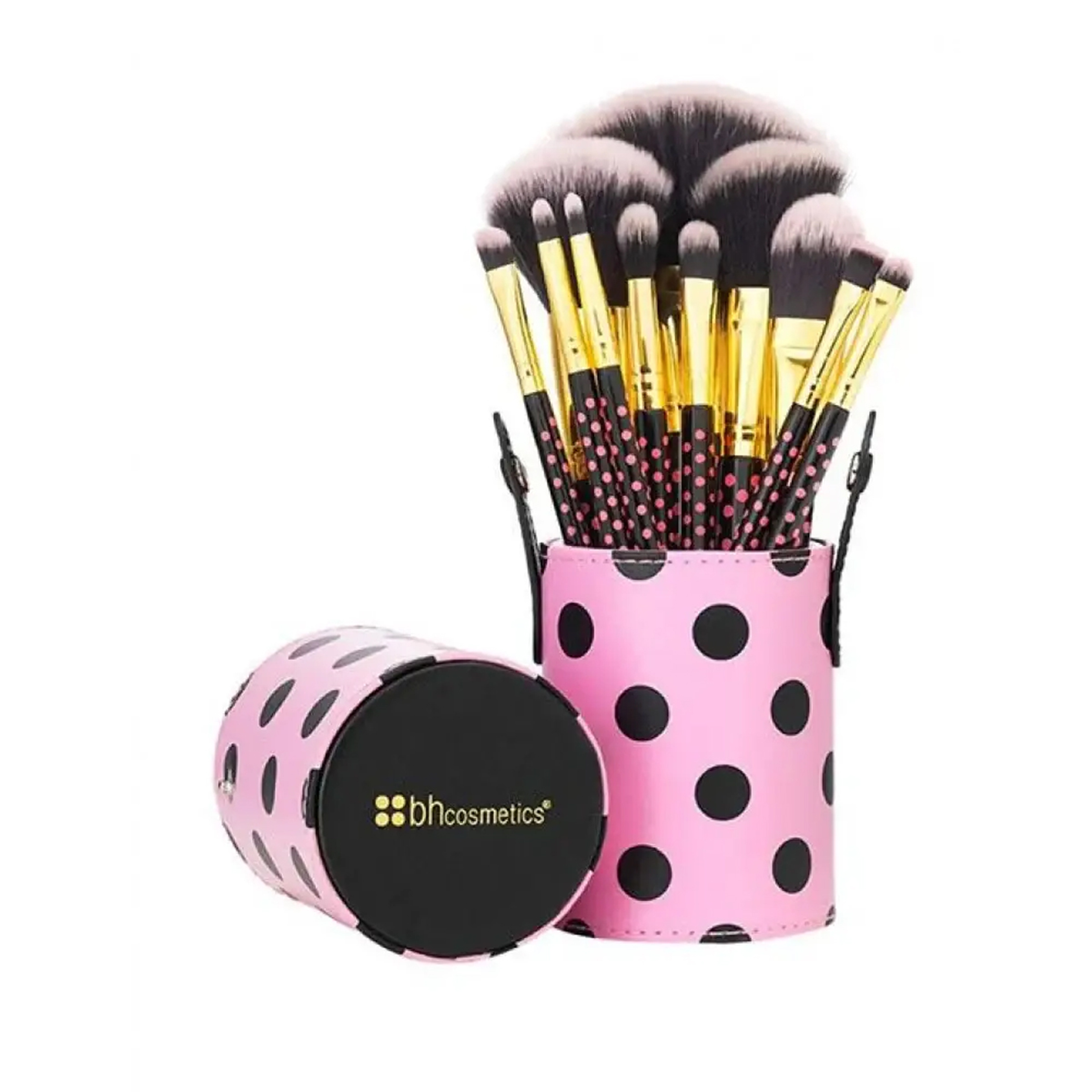 بي اتش طقم فرش مكياج 11 حبة - بينك دوت 1