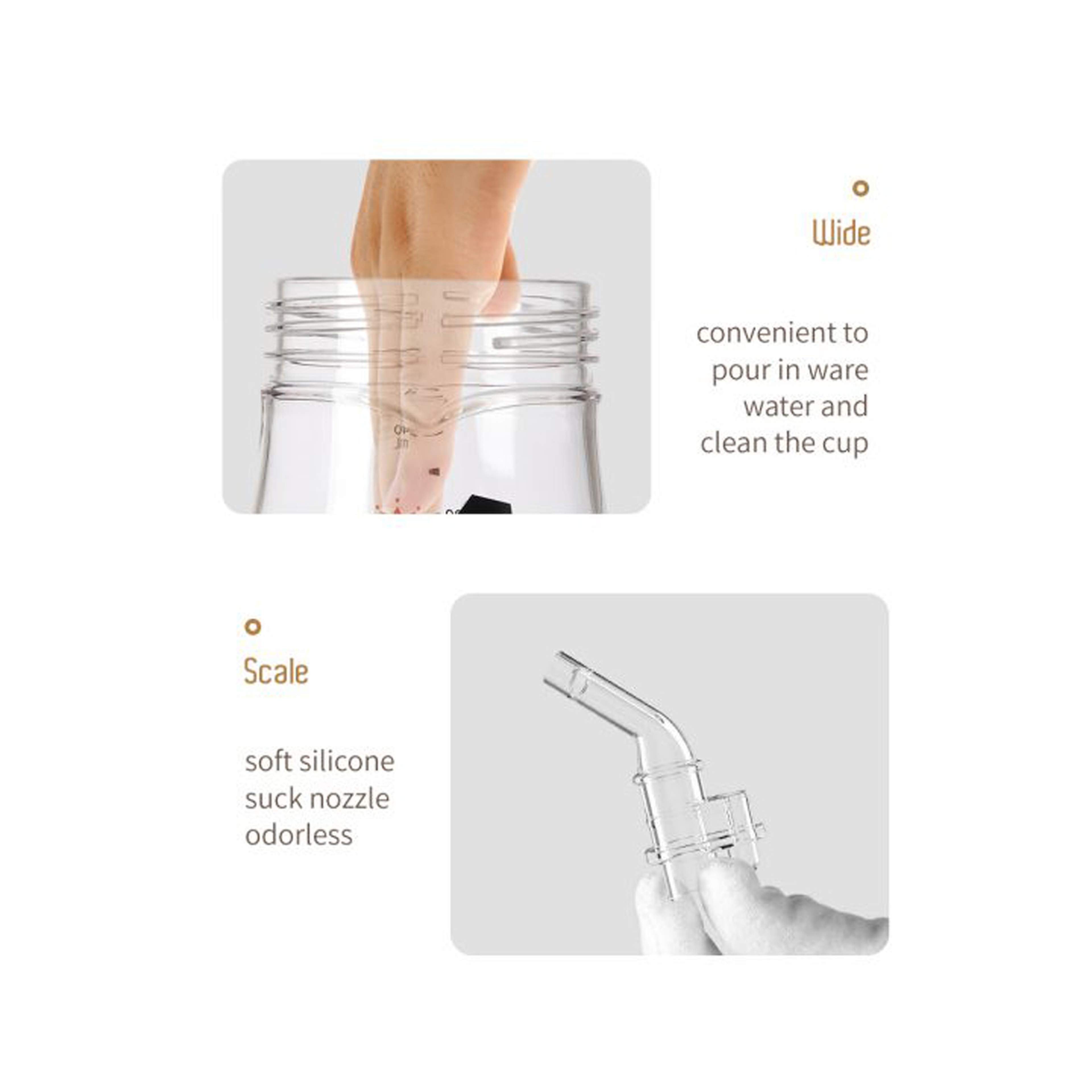 Luqu Tritan Sippy Cup Water Bottle 240Ml