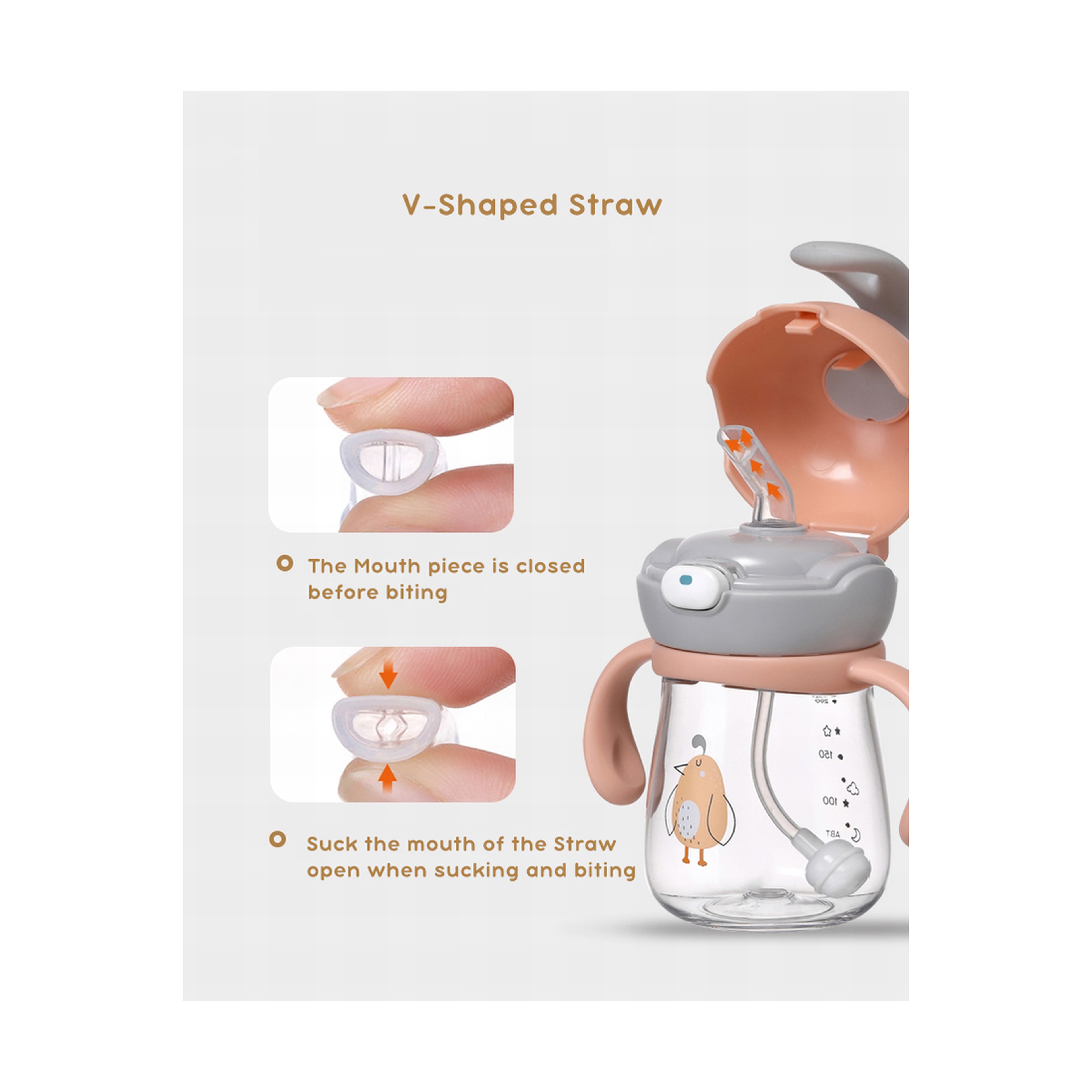 Luqu Tritan Sippy Cups Toddlers 220Ml