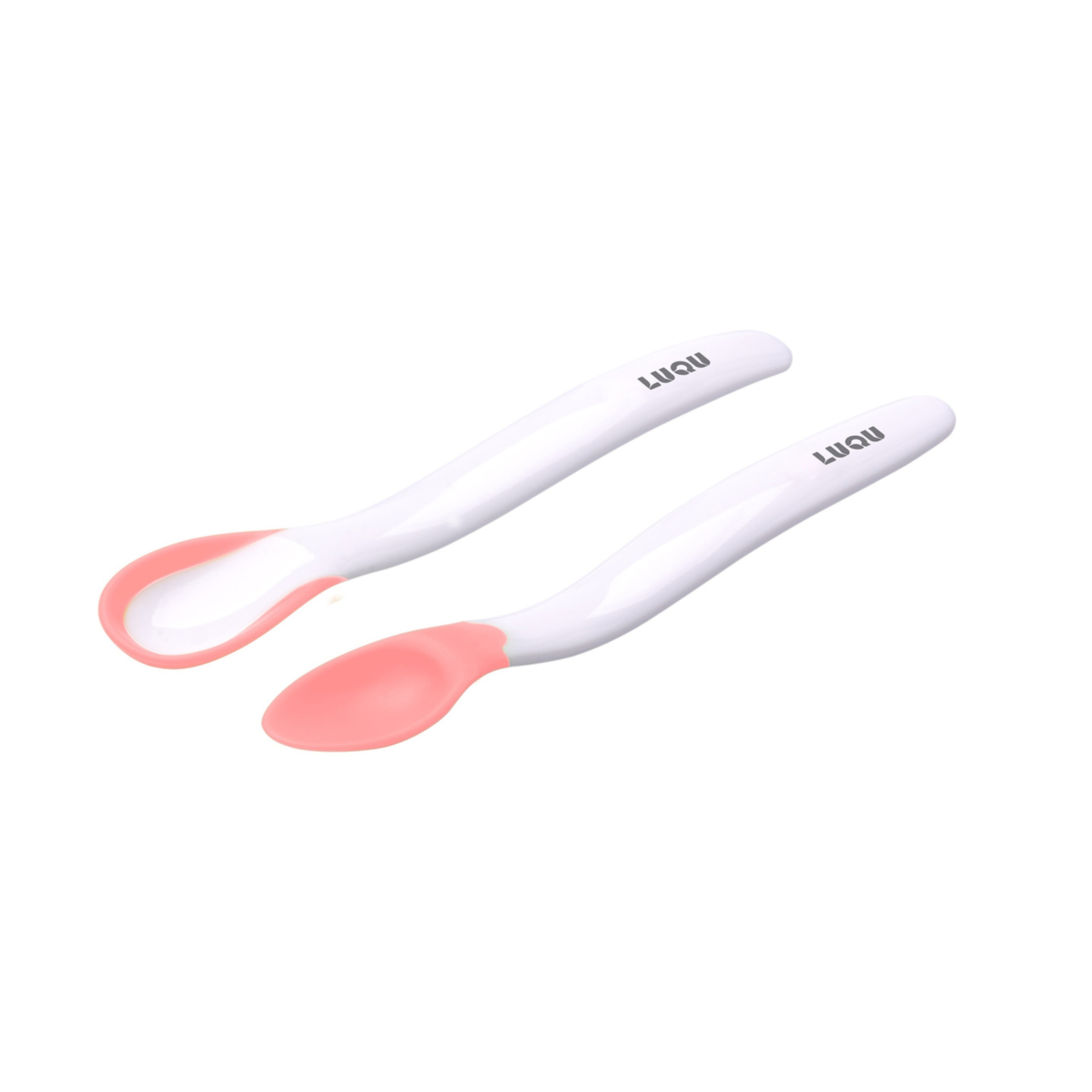 Luqu Temp-Sensor Spoon Set, Pink 2Pcs