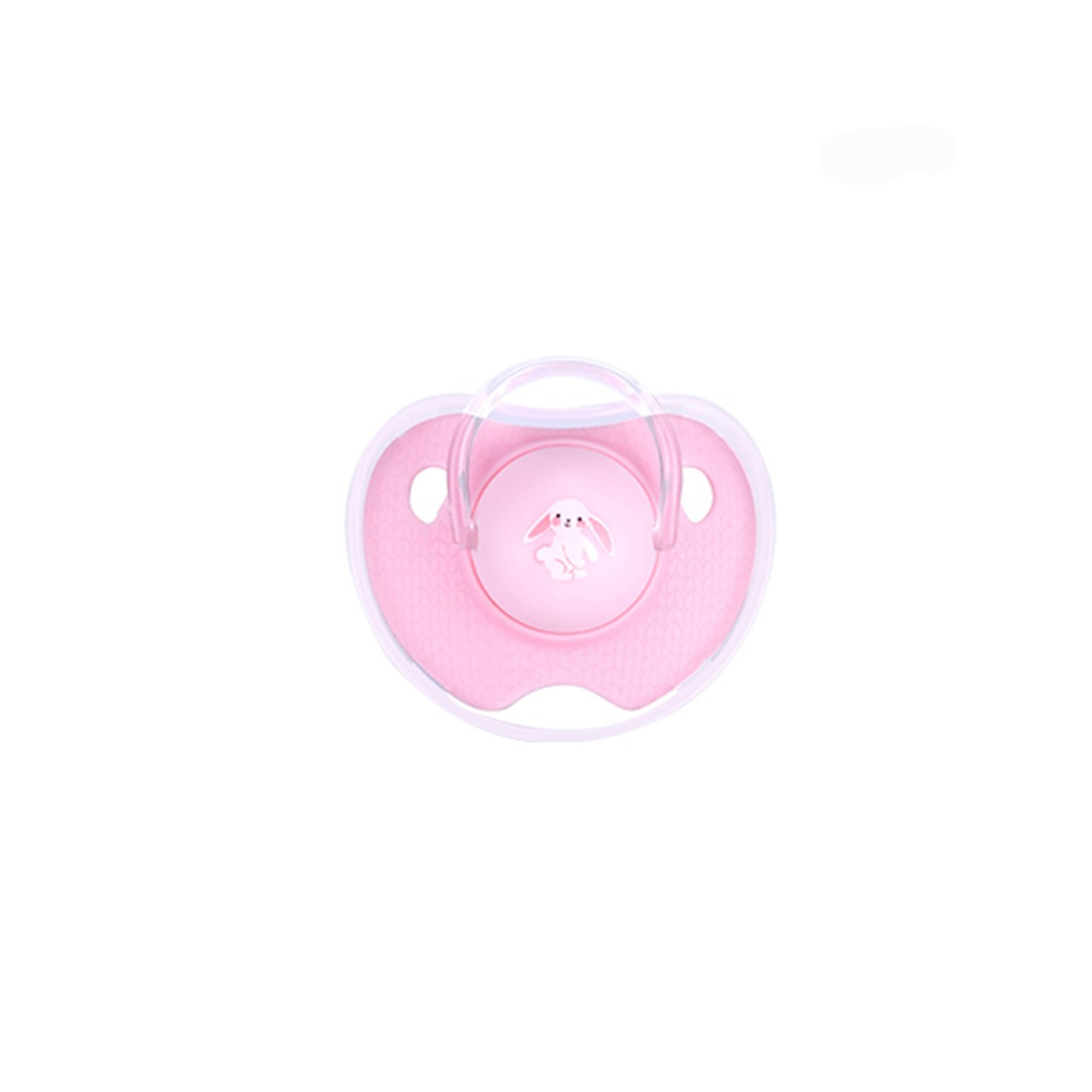 Luqu Pacifier Silicone Flat Head Pink