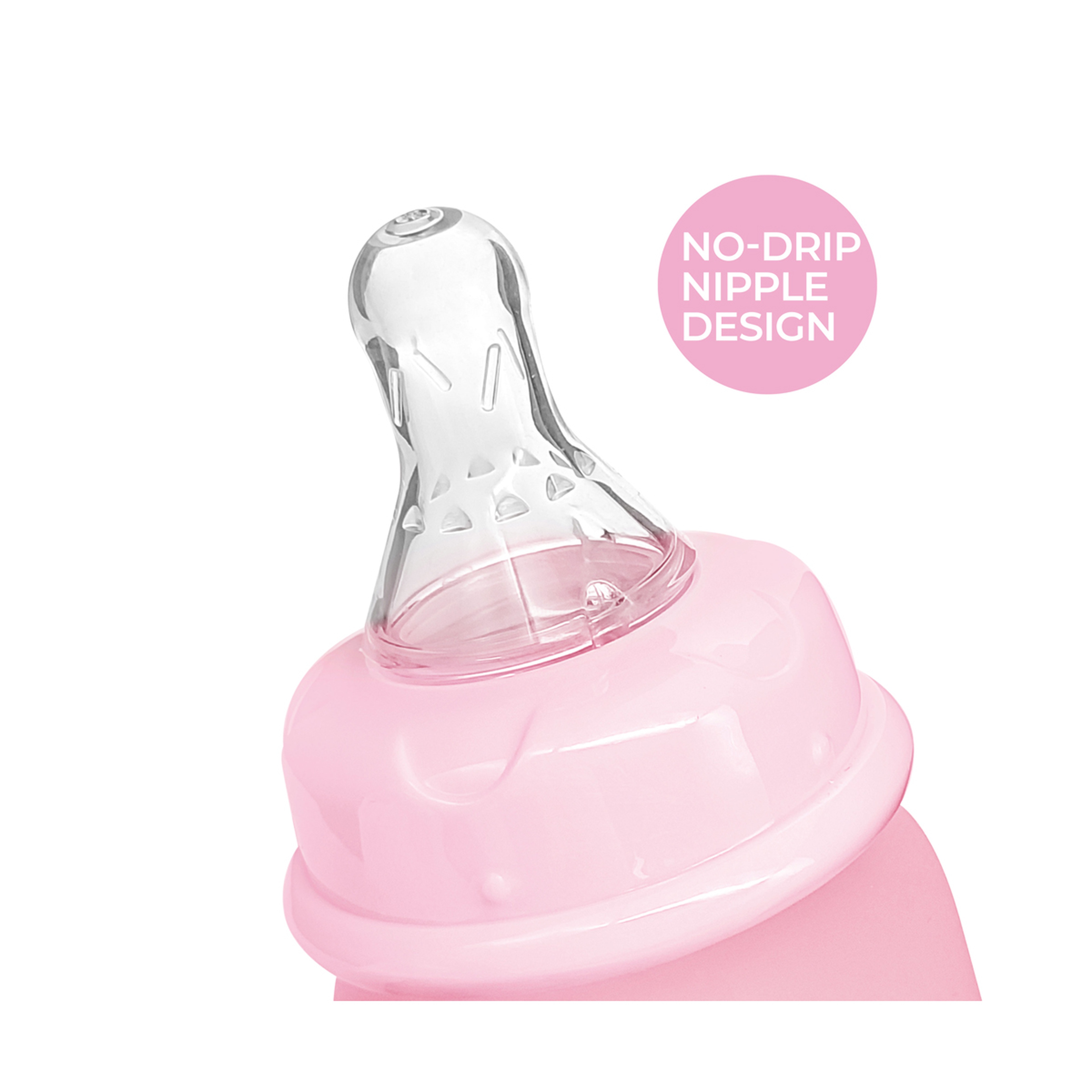 Luqu Bottle Silicone Coating, 240Ml Pink