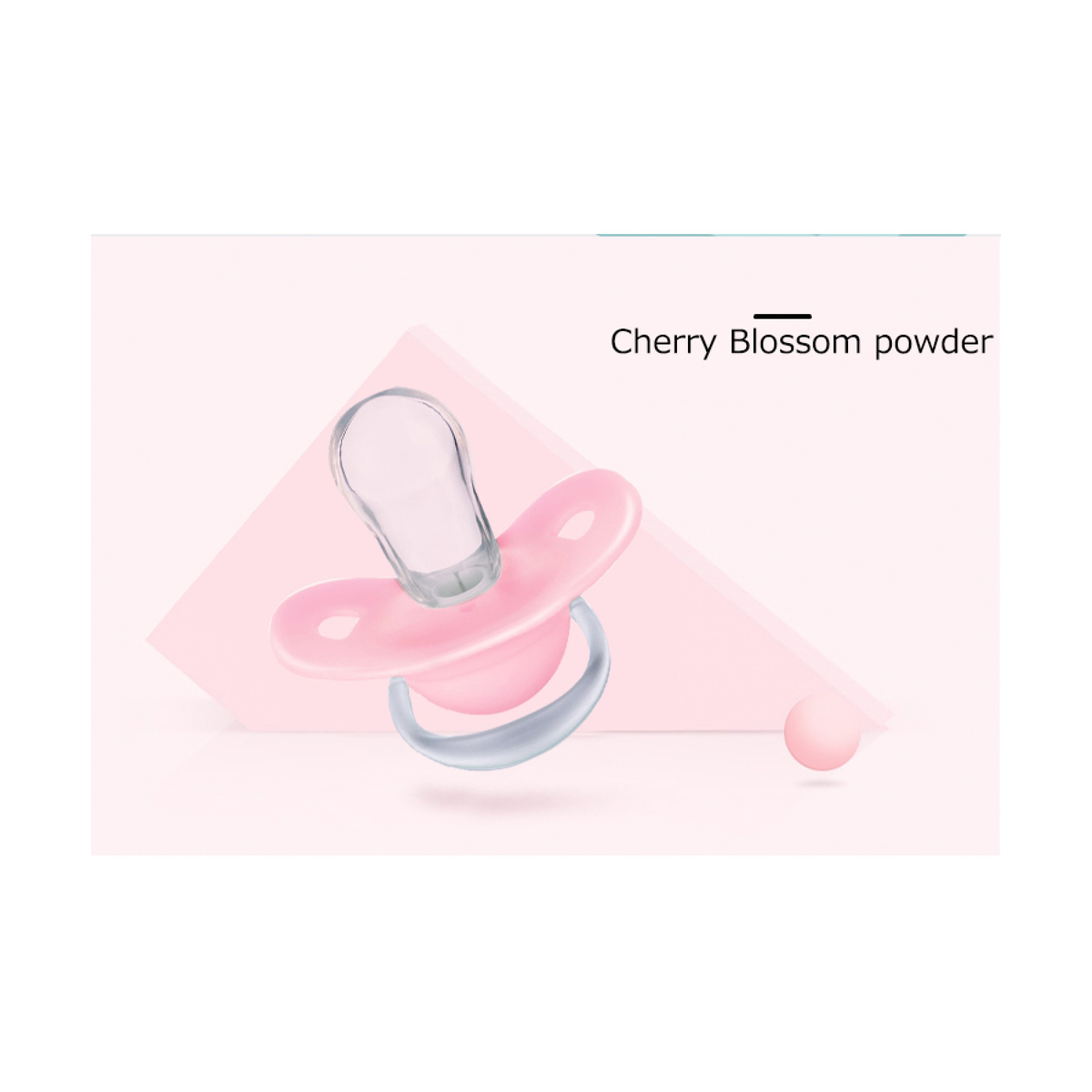 Luqu Flat Head Silicon Pacifier 6M+ Pink