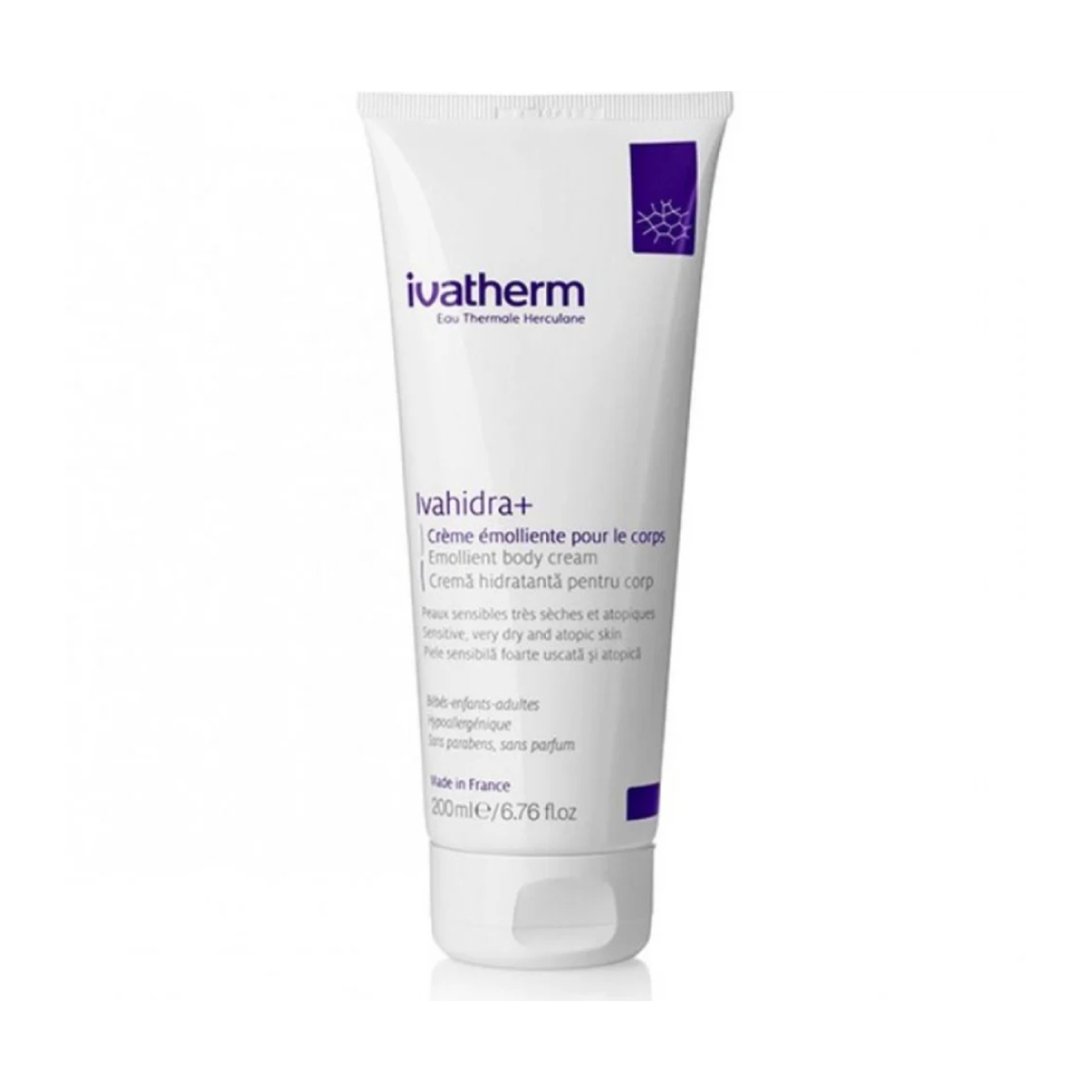 Ivatherm Ivahidra + Emollient Body Cream - 200ml