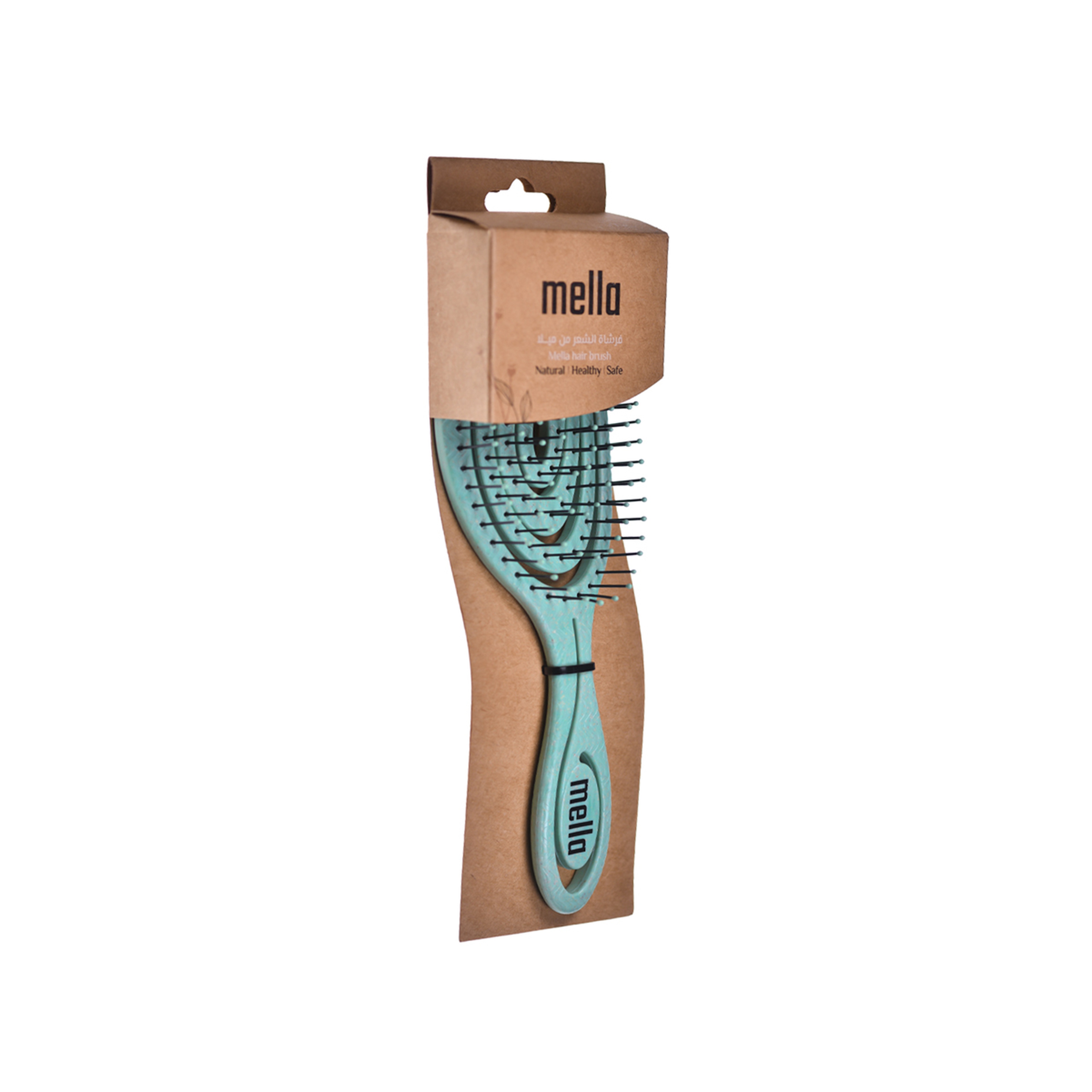 Mella Hair Brush Green