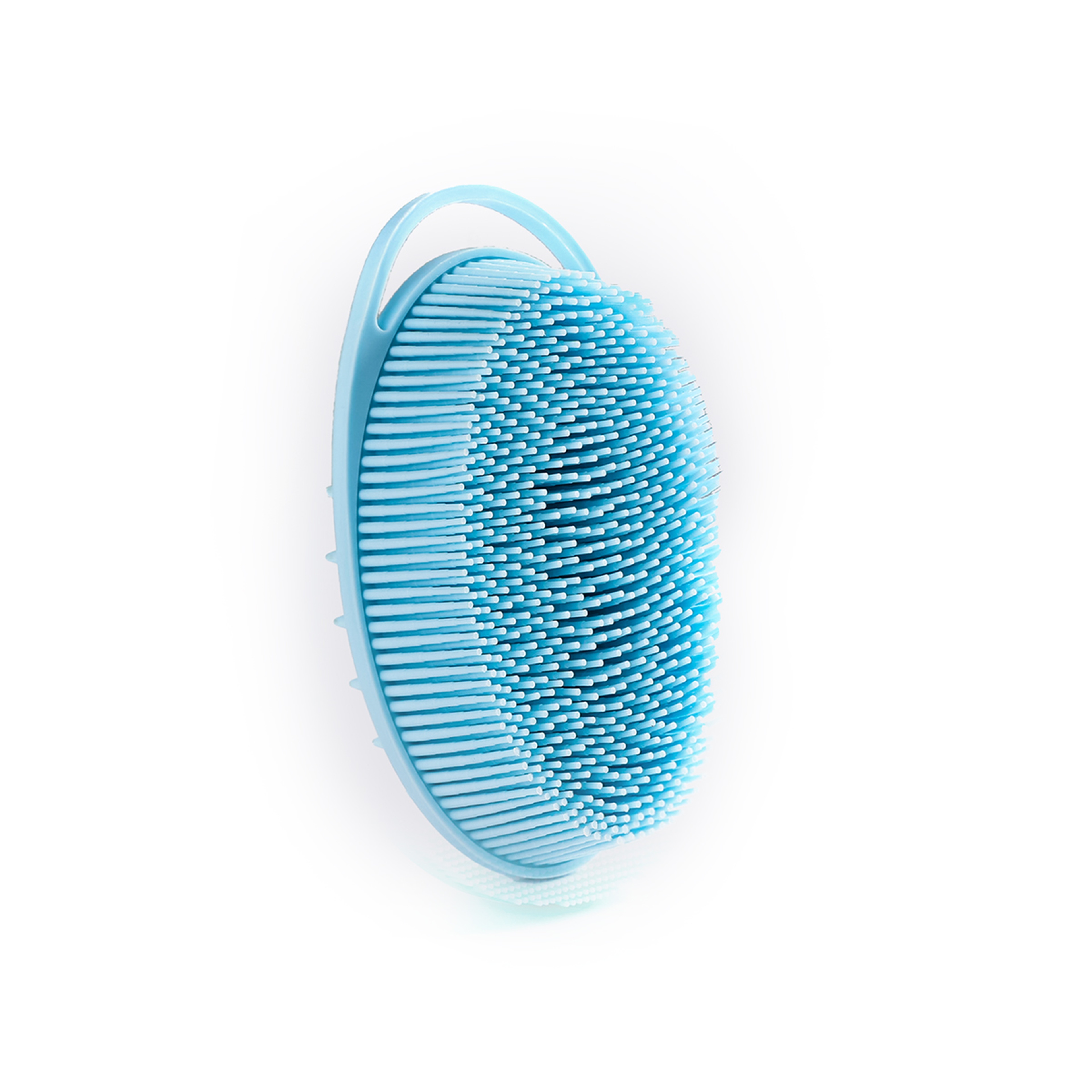 Mella - 2-N-1 Silicone Shower Brush Blue
