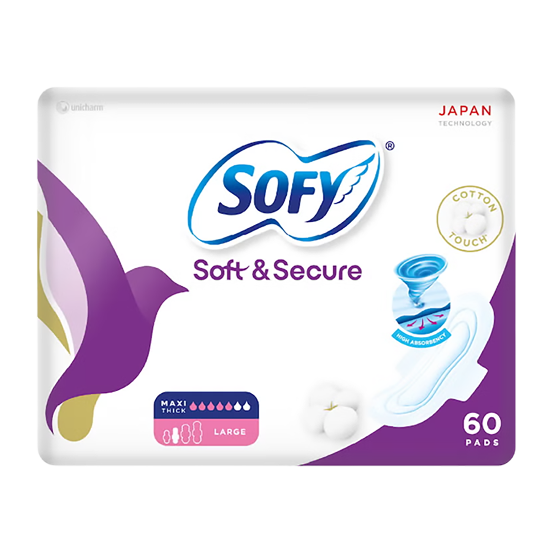 سوفي رقيقة حزمة 29سم بالاجنحة-60 حفاض
