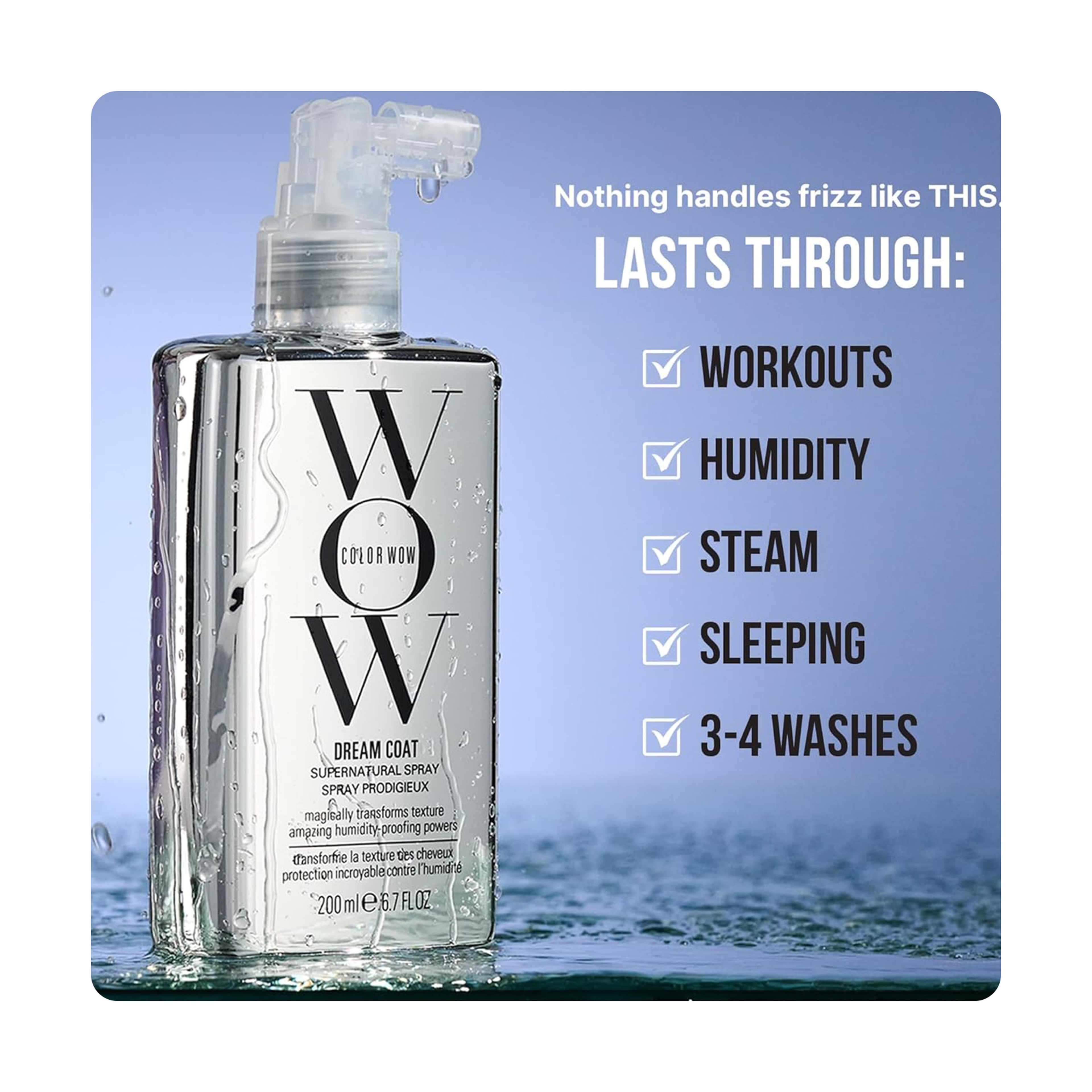 كولور واو دريم كوت بخاخ مقاوم تجعد 200مل