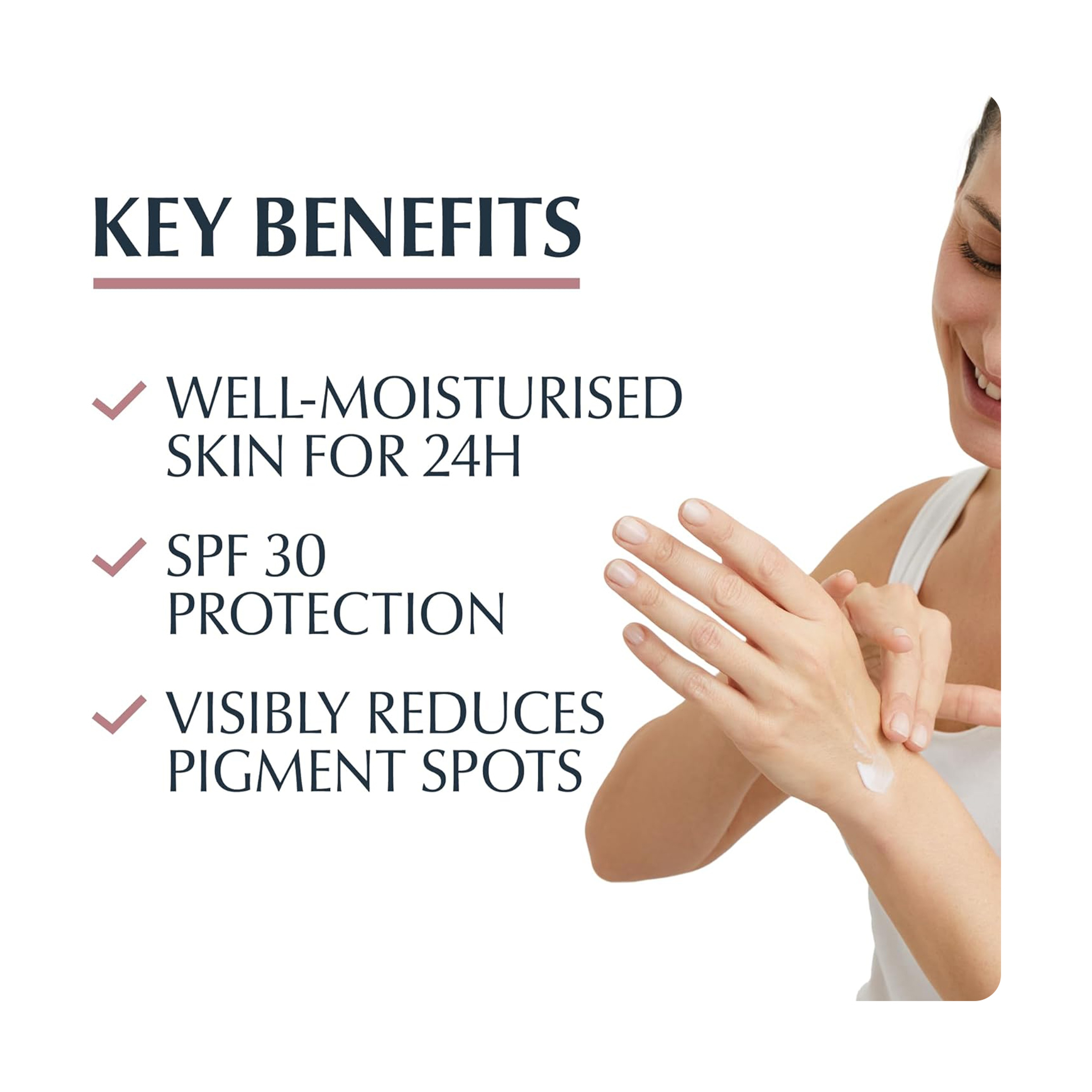 يوسرين كريم مفتح لليدين مع حماية من الشمس SPF 30 75 مل