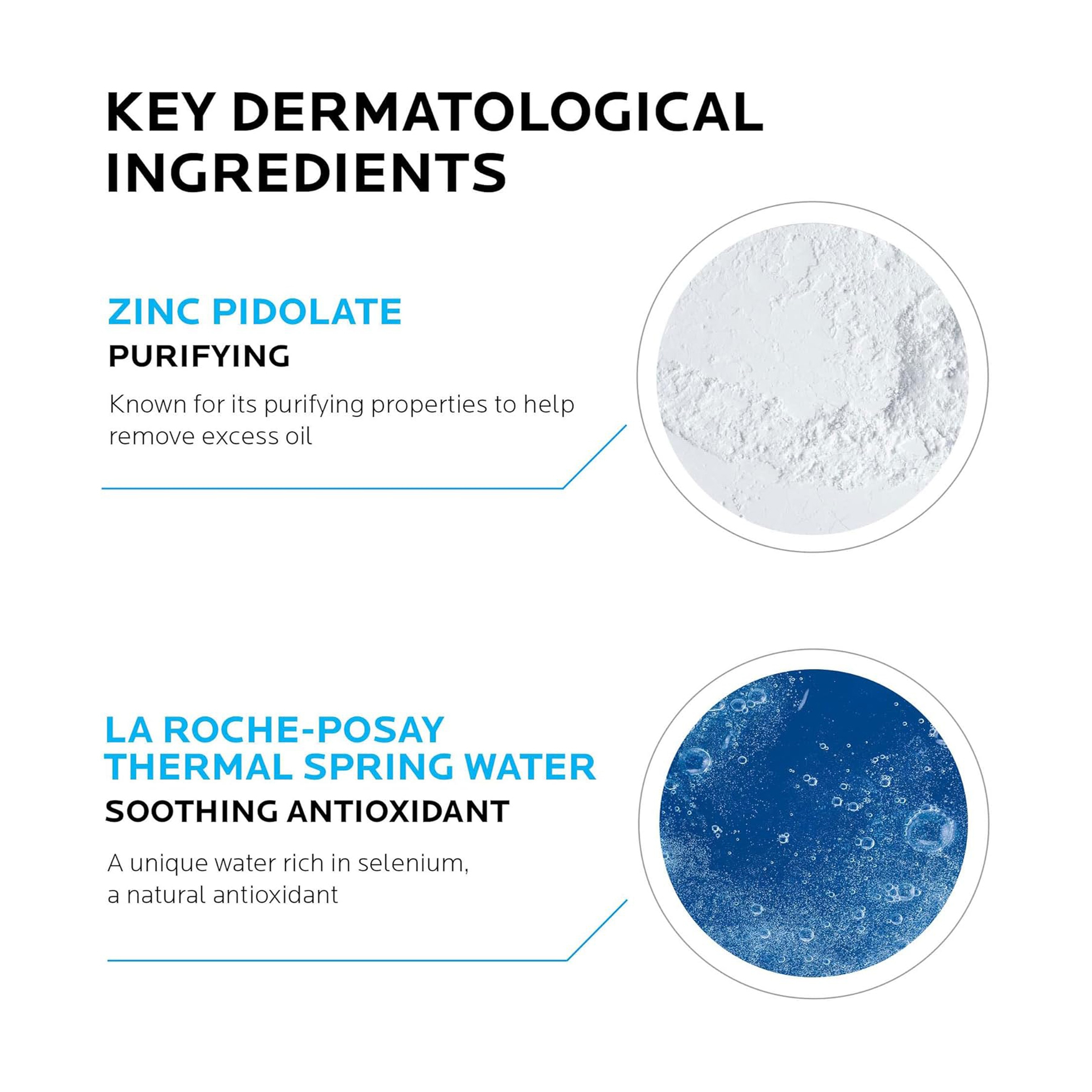 لا روش بوزيه إيفاكلار جل غسول رغوي مُنظف للبشرة الدهنية والمعرضة لحب الشباب ٢٠٠ مل