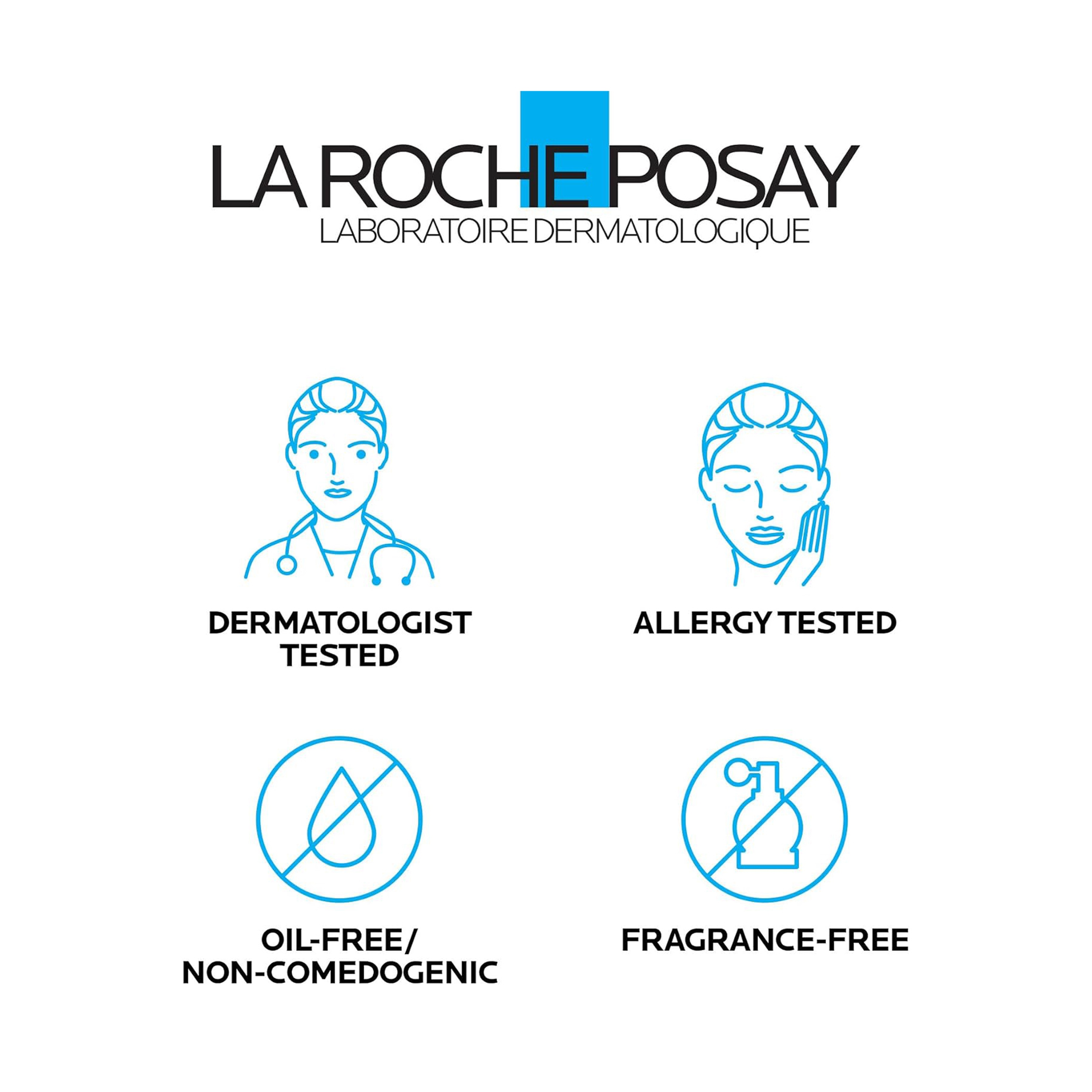 لا روش بوزيه إيفاكلار جل غسول رغوي مُنظف للبشرة الدهنية والمعرضة لحب الشباب ٢٠٠ مل