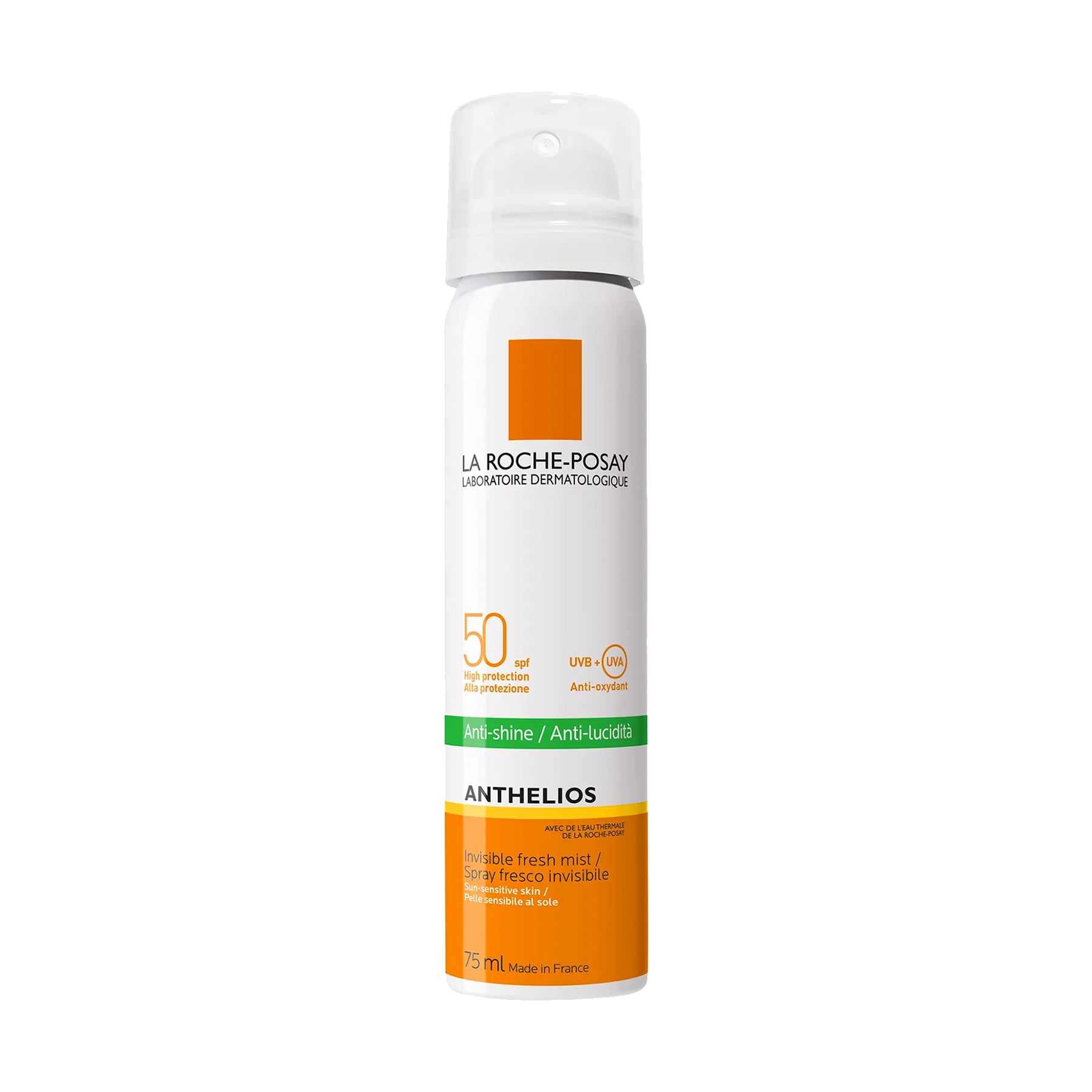لاروش بوزيه أنثيليوس بخاخ شفاف SPF 50+ - 75 مل