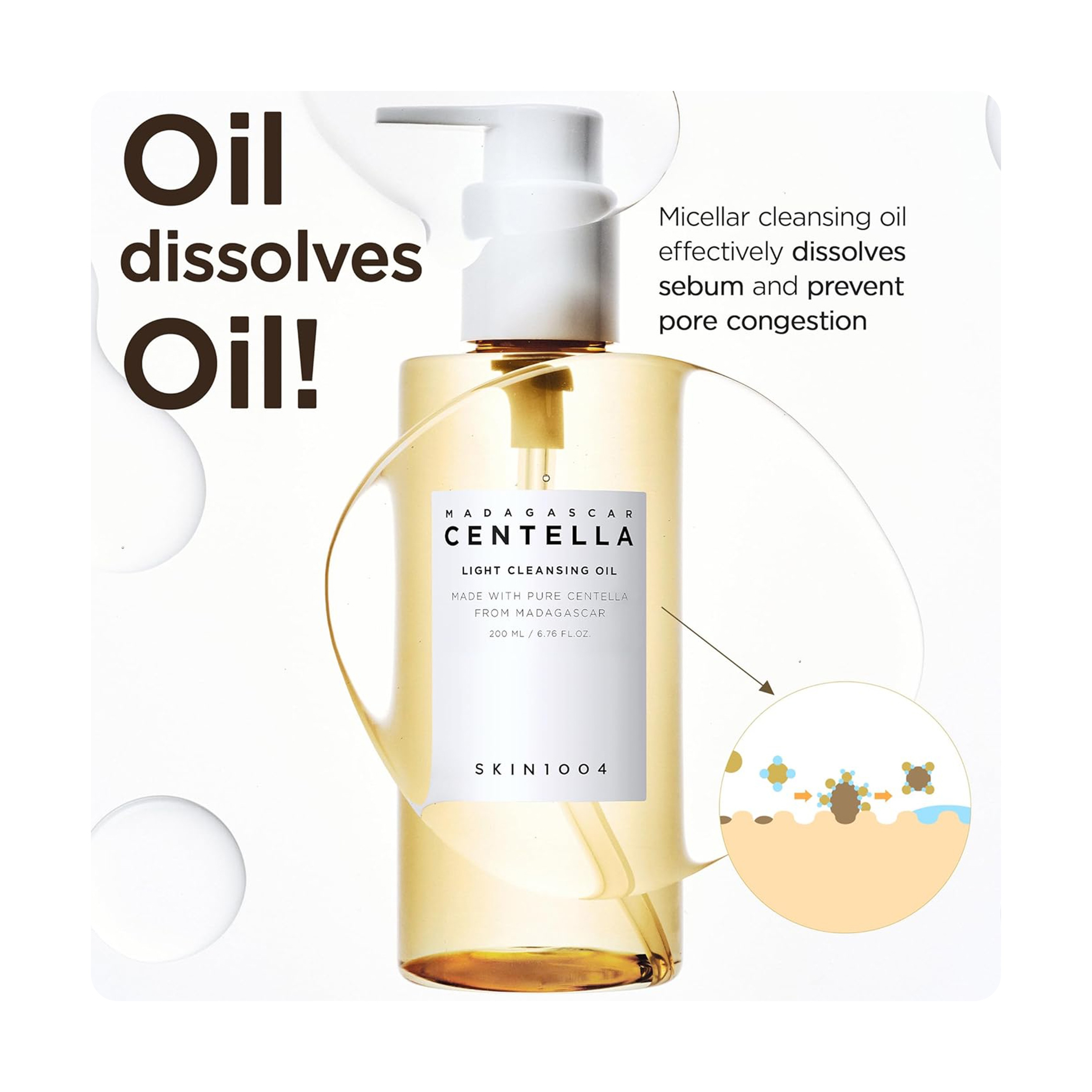 سكين 1004 سنتيلا زيت تنظيف خفيف - 200 مل