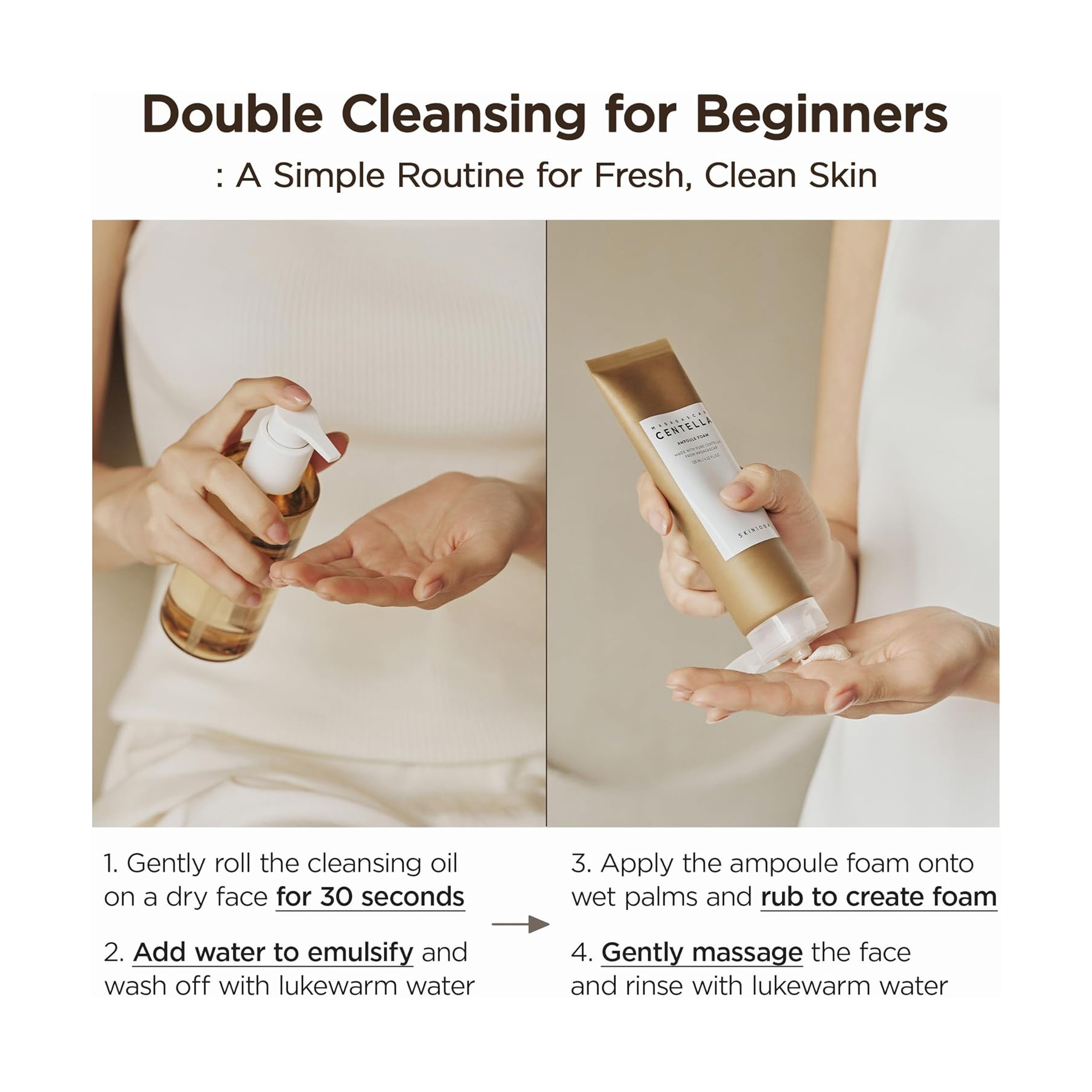 SKIN 1004  Madagascar Centella Double Cleansing Duo Set