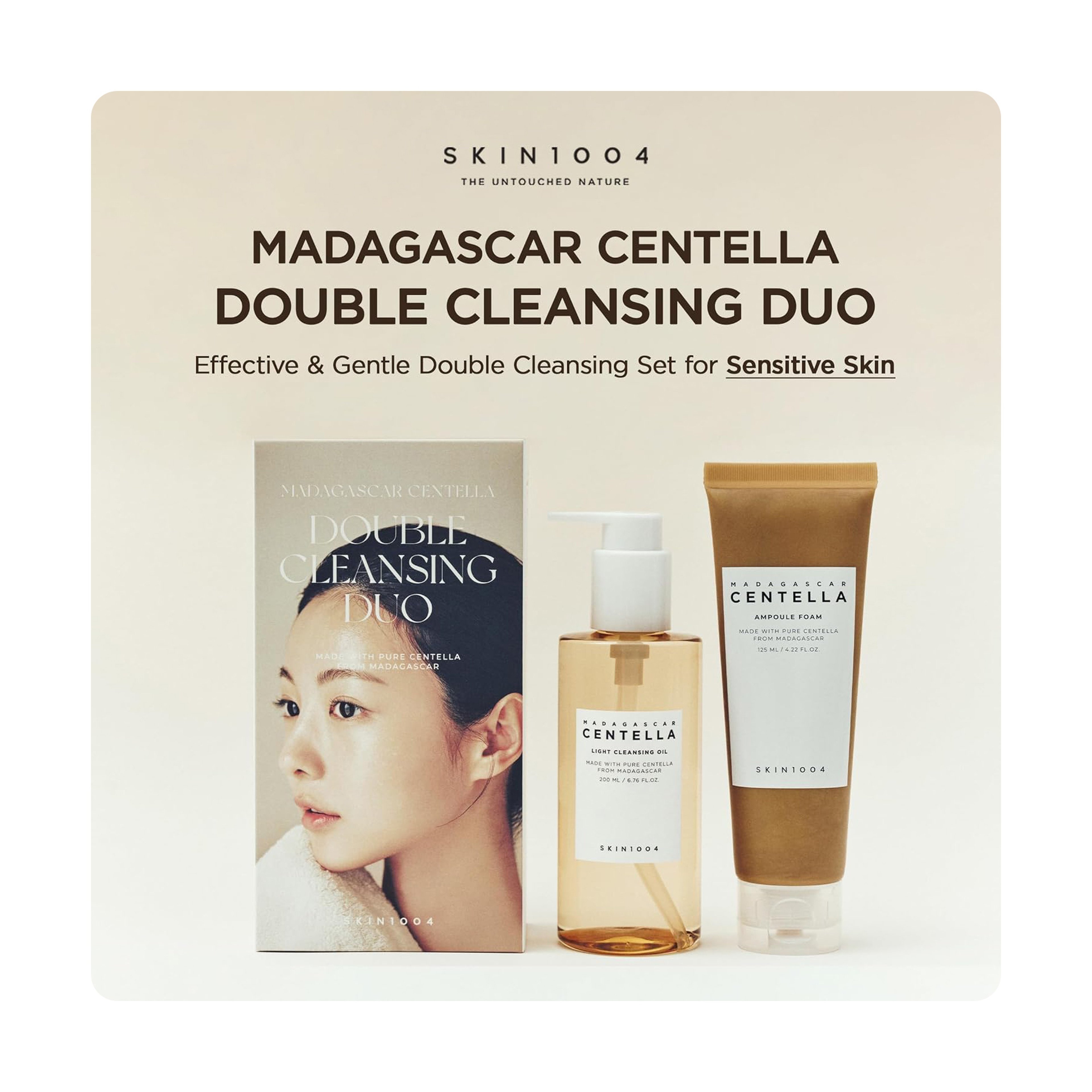 SKIN 1004  Madagascar Centella Double Cleansing Duo Set