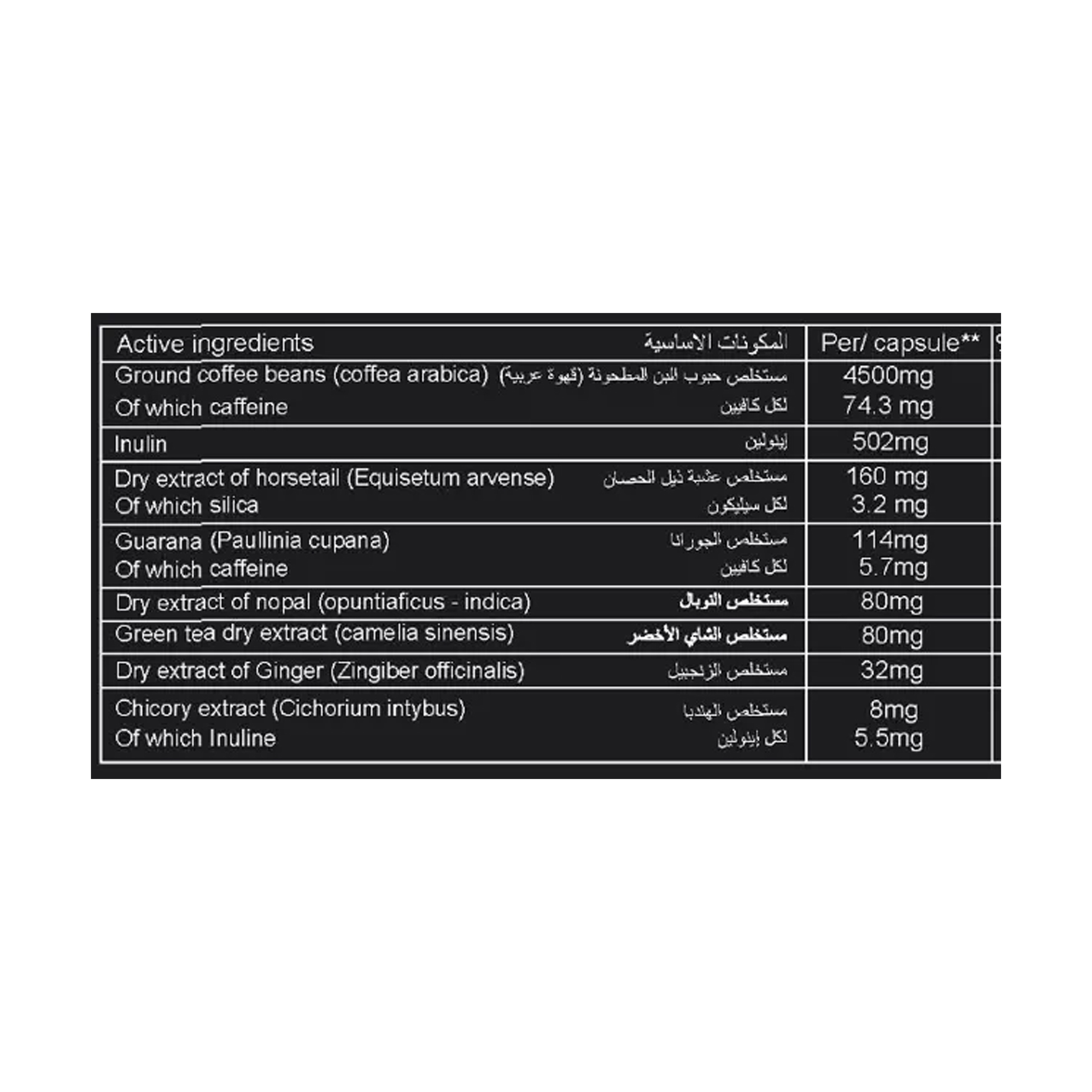 Smart Coffee Reshape Coffee (Nobal, Horsetail) 10 Pc