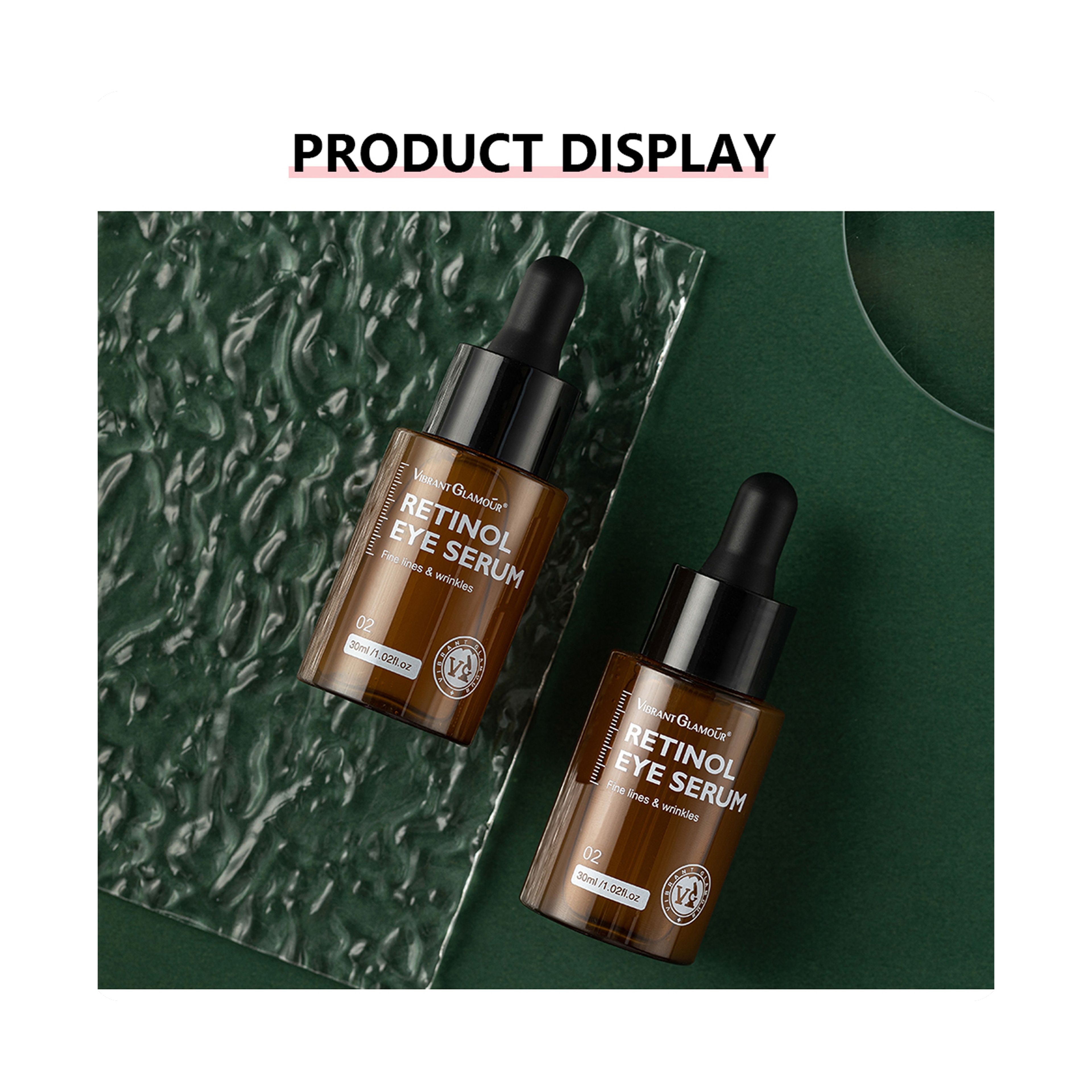 Vibrant Glamour Retinol Eye Serum for Firming, Moisturizing, and Anti-Aging 30 ml