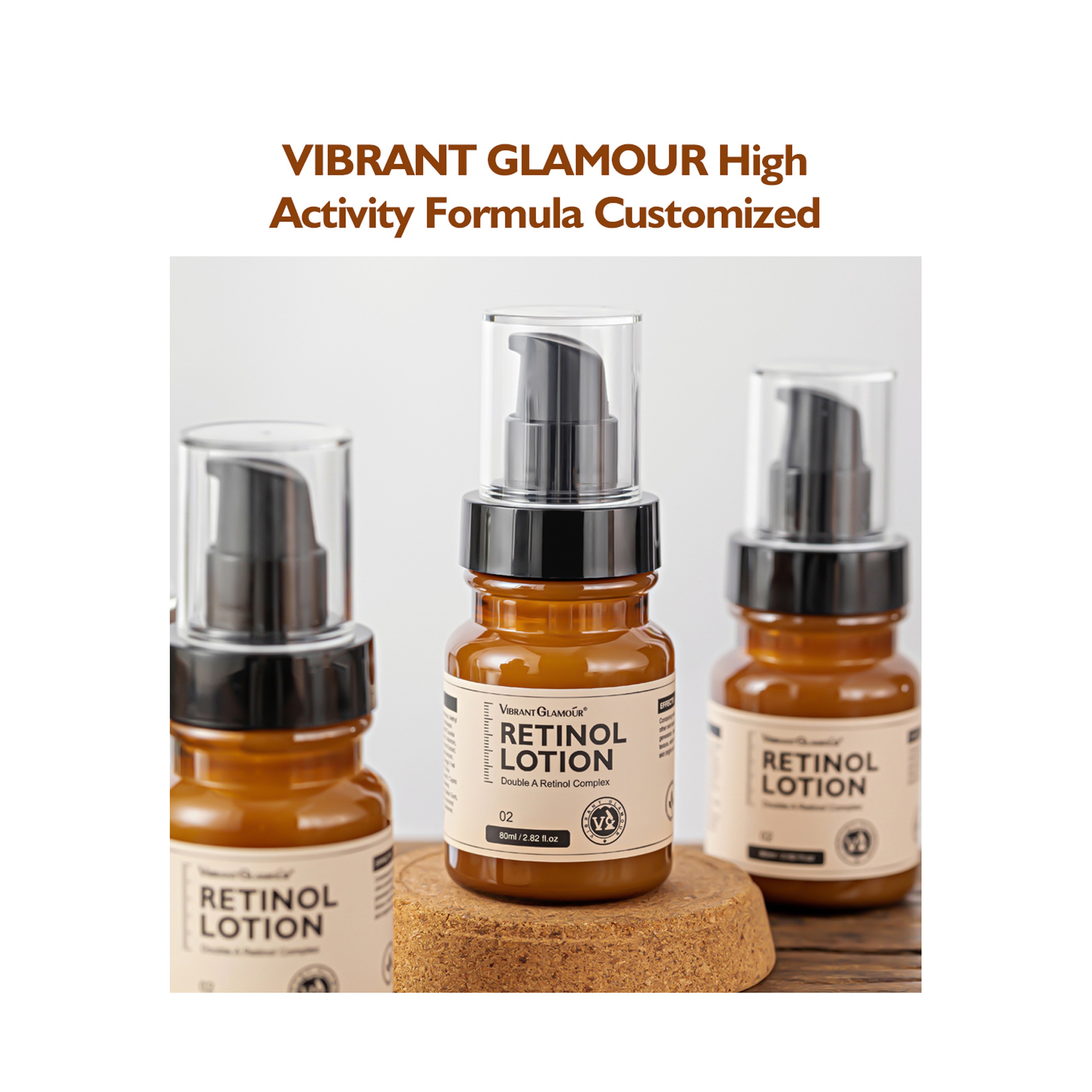 Vibrant Glamour Dual Retinol Complex Anti-Aging and Anti-Wrinkle Lotion 80 ml