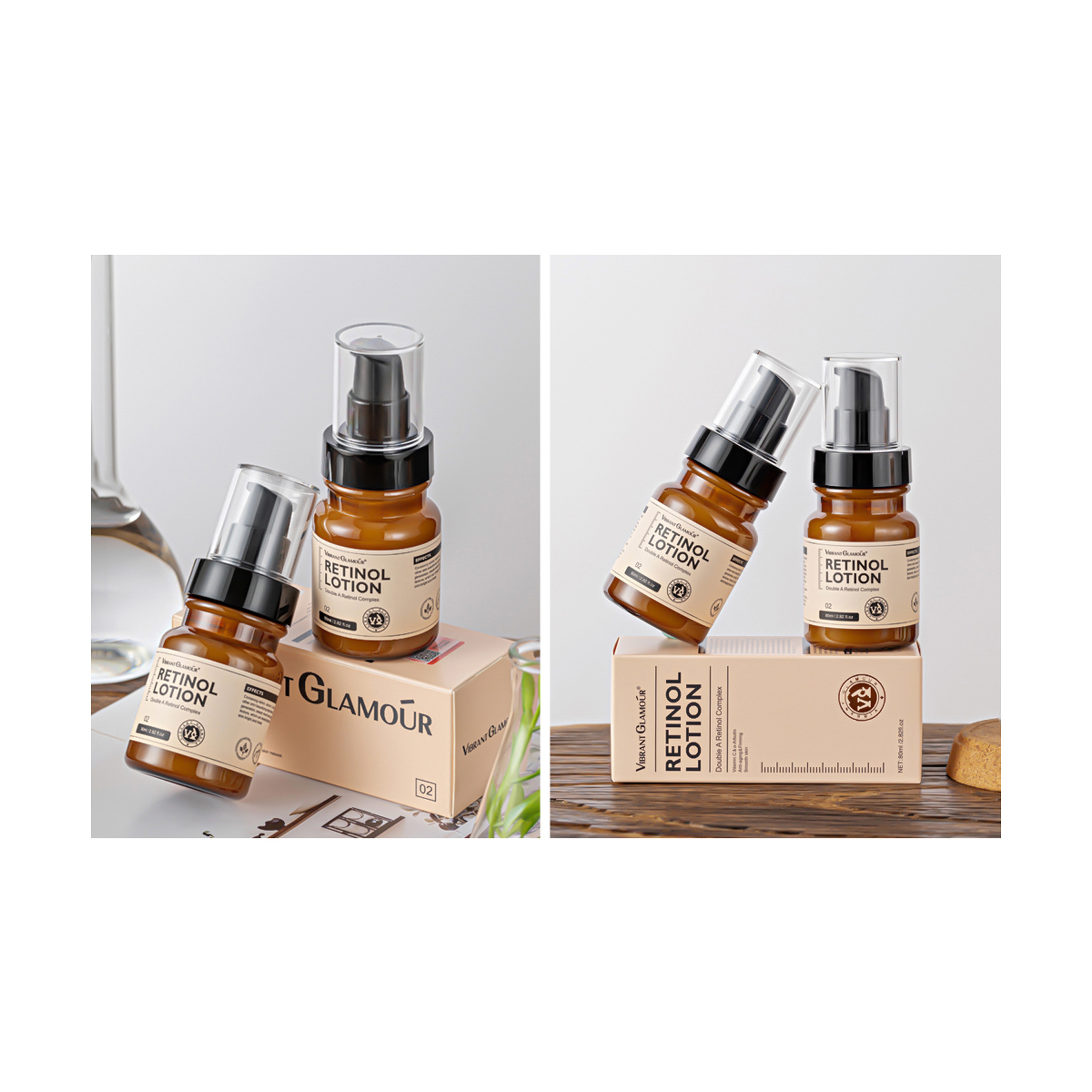 Vibrant Glamour Dual Retinol Complex Anti-Aging and Anti-Wrinkle Lotion 80 ml