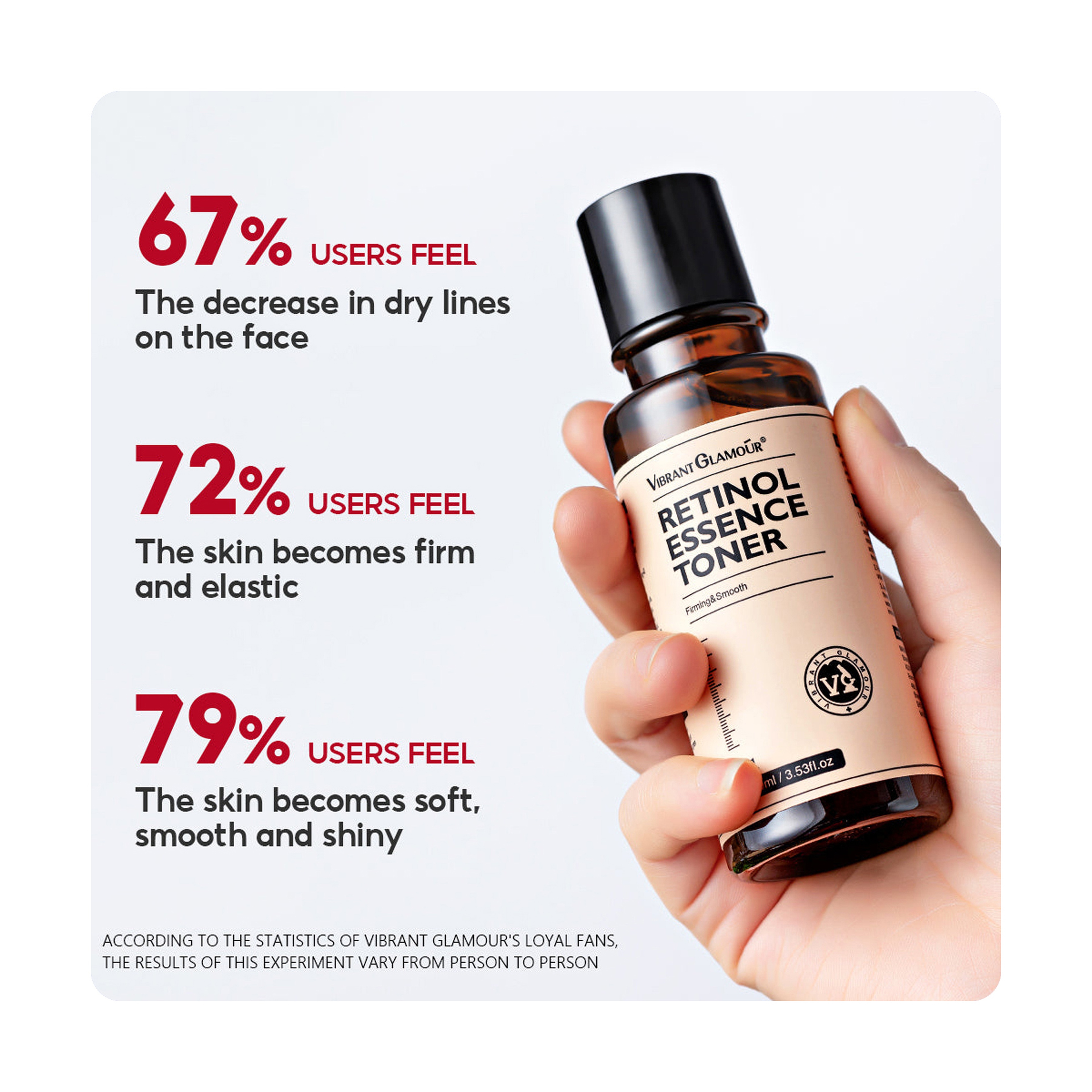 Vibrant Glamour Anti-Aging Whitening, Smoothing, and Moisturizing Toner 100 ml