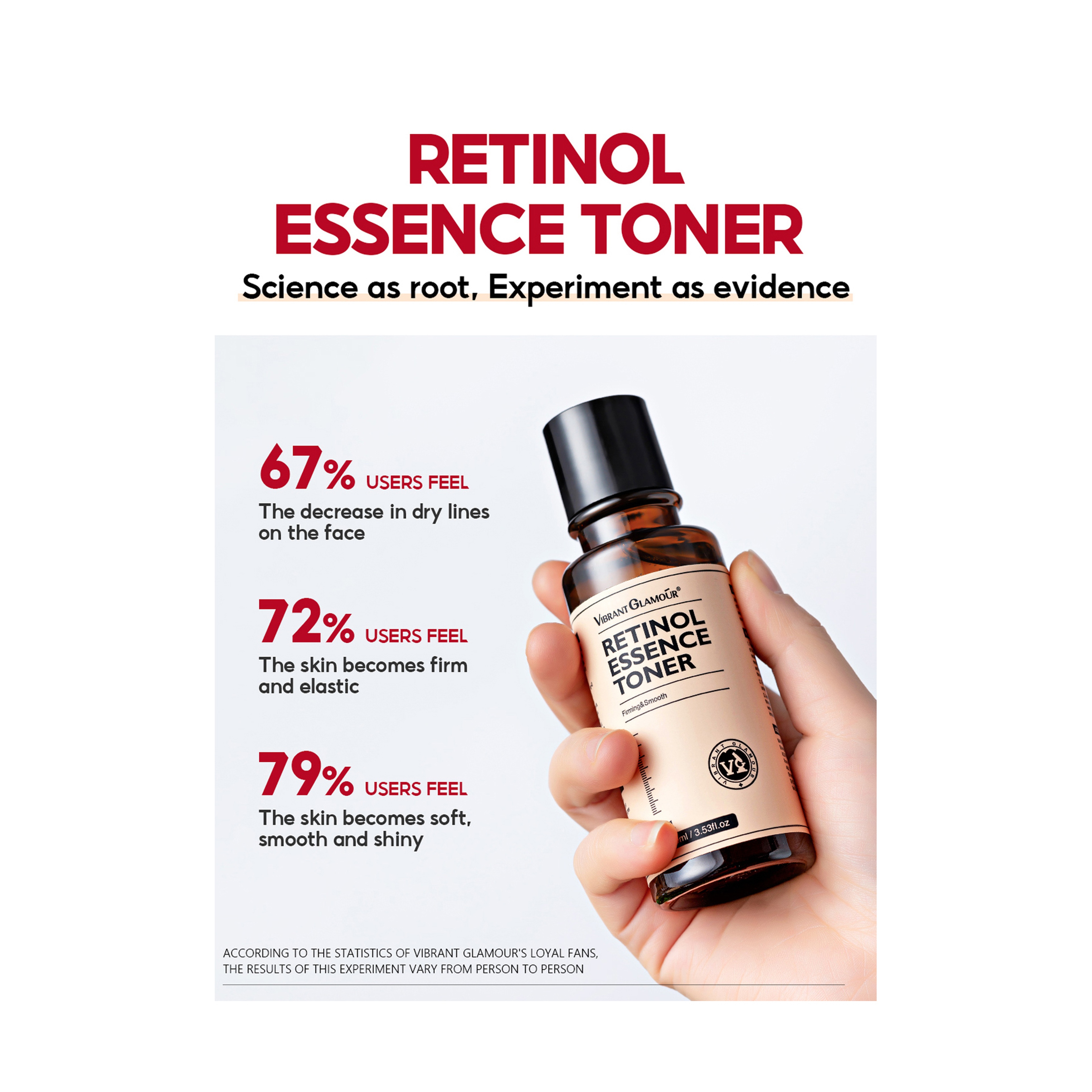 Vibrant Glamour Anti-Aging Whitening, Smoothing, and Moisturizing Toner 100 ml