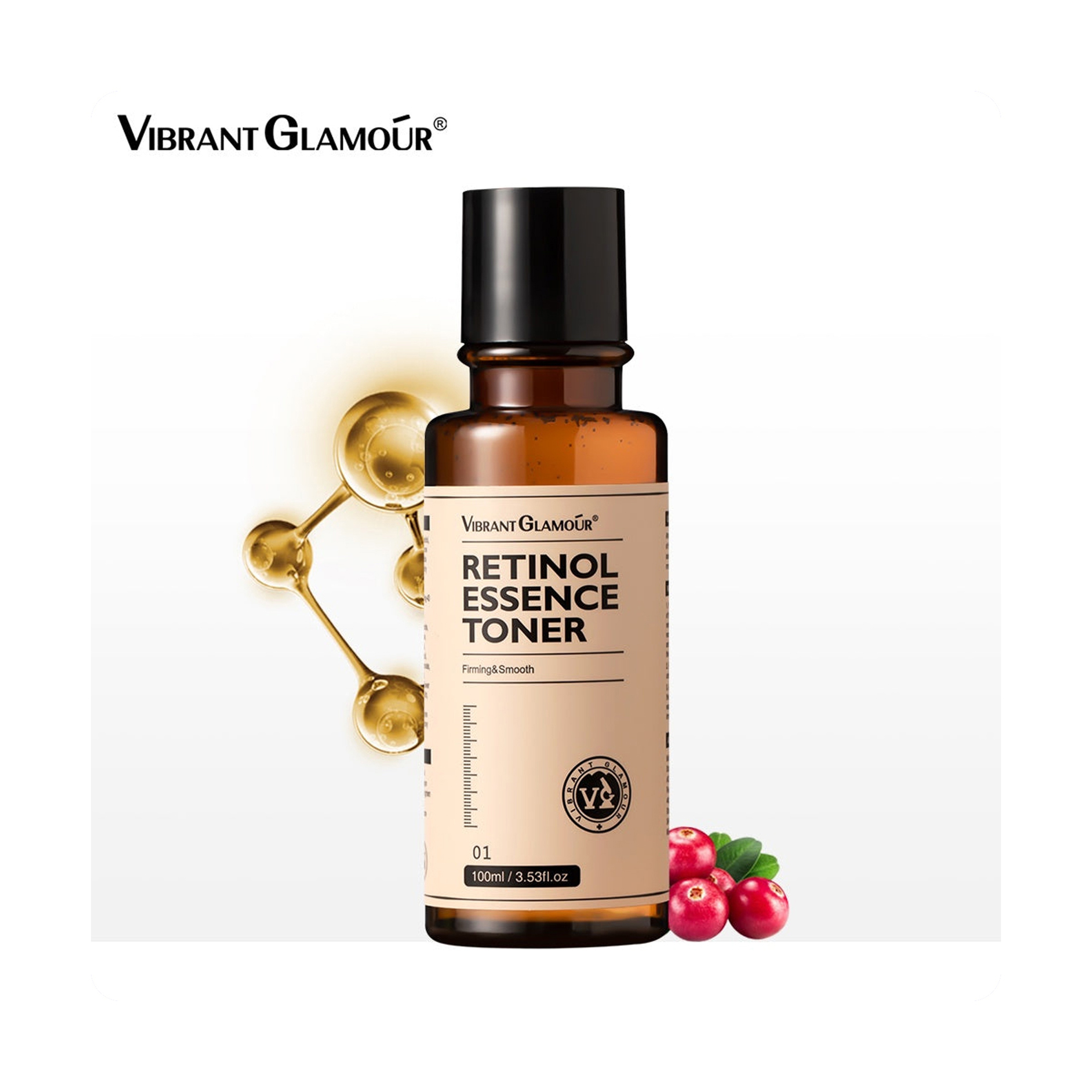 Vibrant Glamour Anti-Aging Whitening, Smoothing, and Moisturizing Toner 100 ml