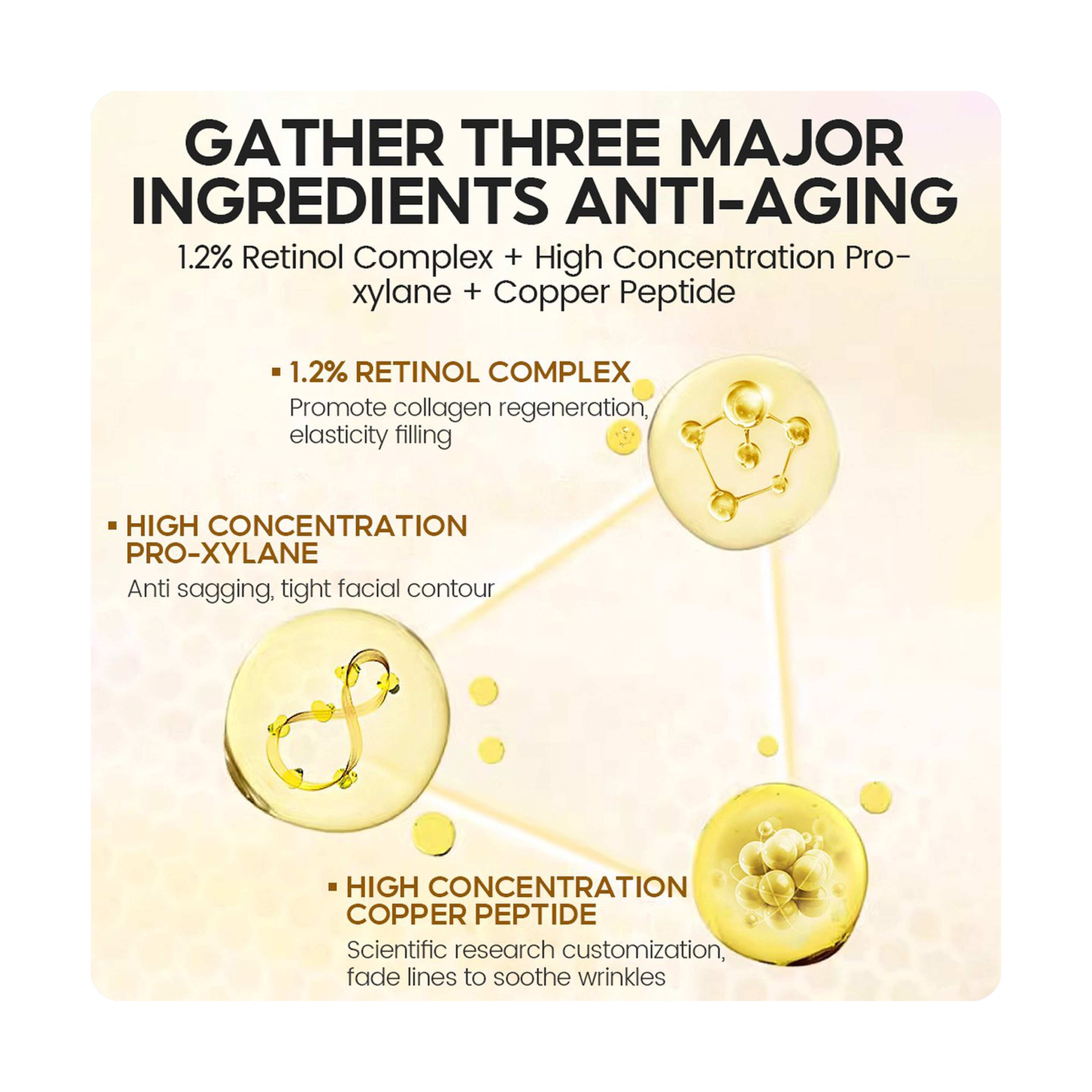 Vibrant Glamour Retinol + Pro-Xylane Ampoule Serum for Skin Renewal and Firming 15 pcs