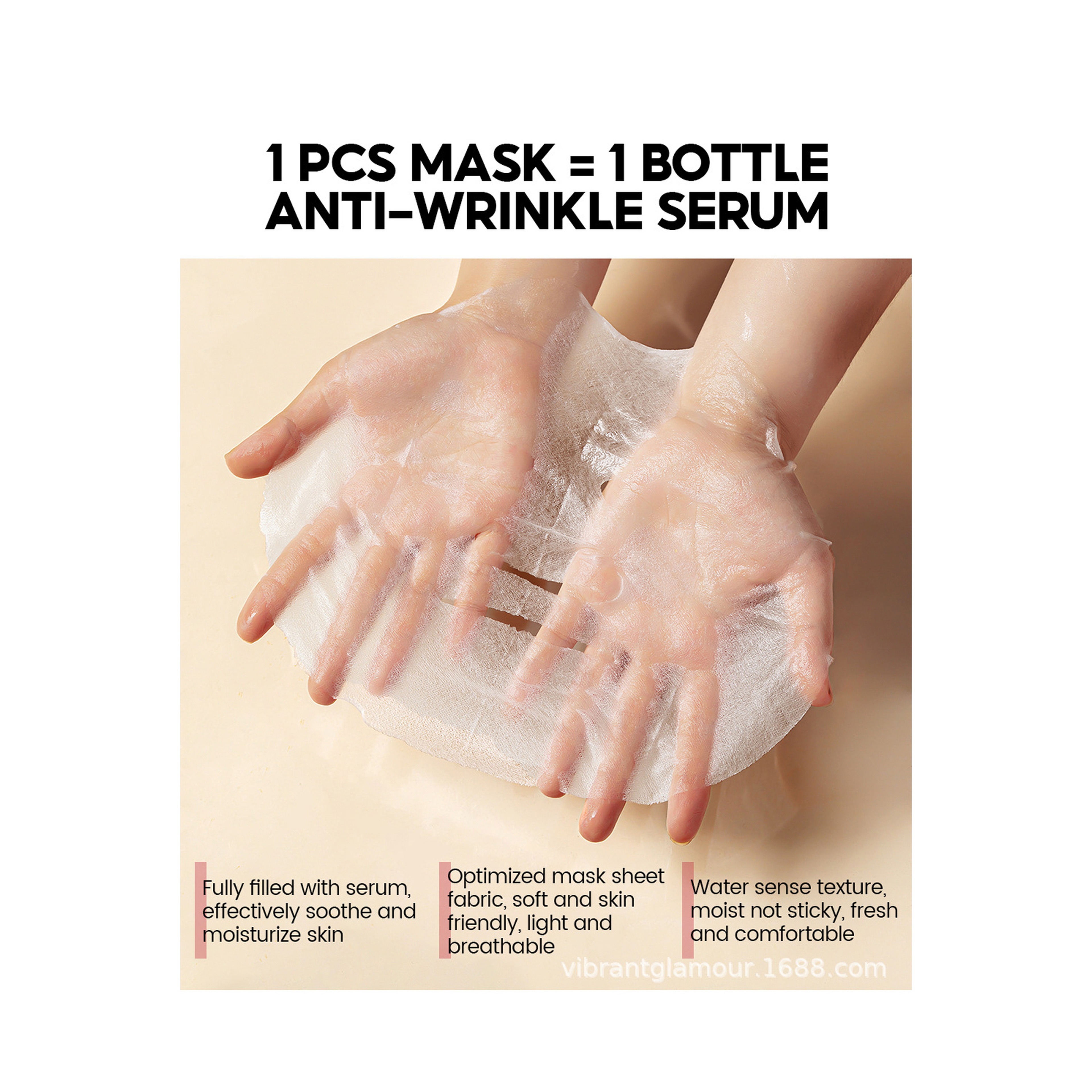 Vibrant Glamour Retinol Mask for Restoring Skin Radiance 25 ml