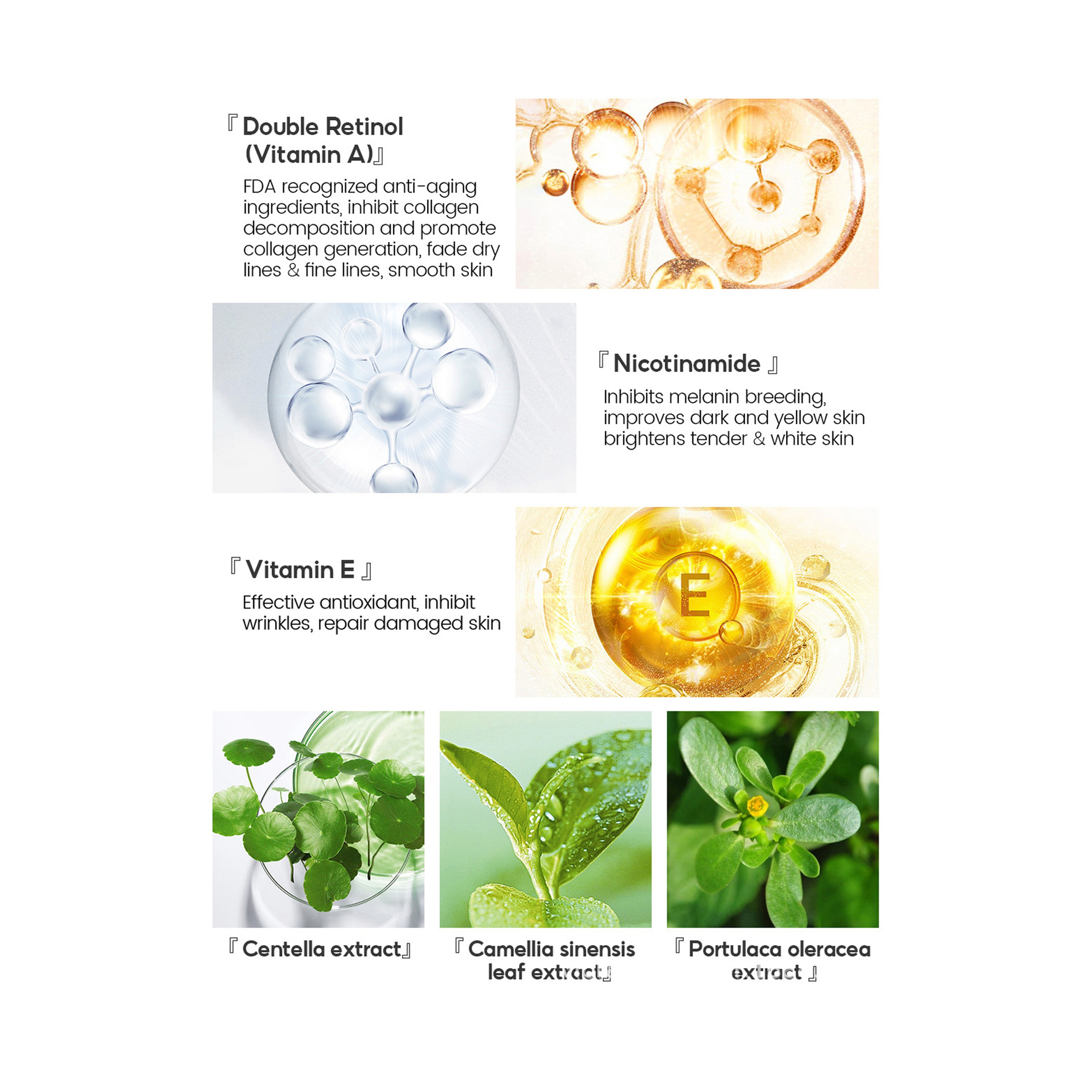 Vibrant Glamour Retinol Mask for Restoring Skin Radiance 25 ml