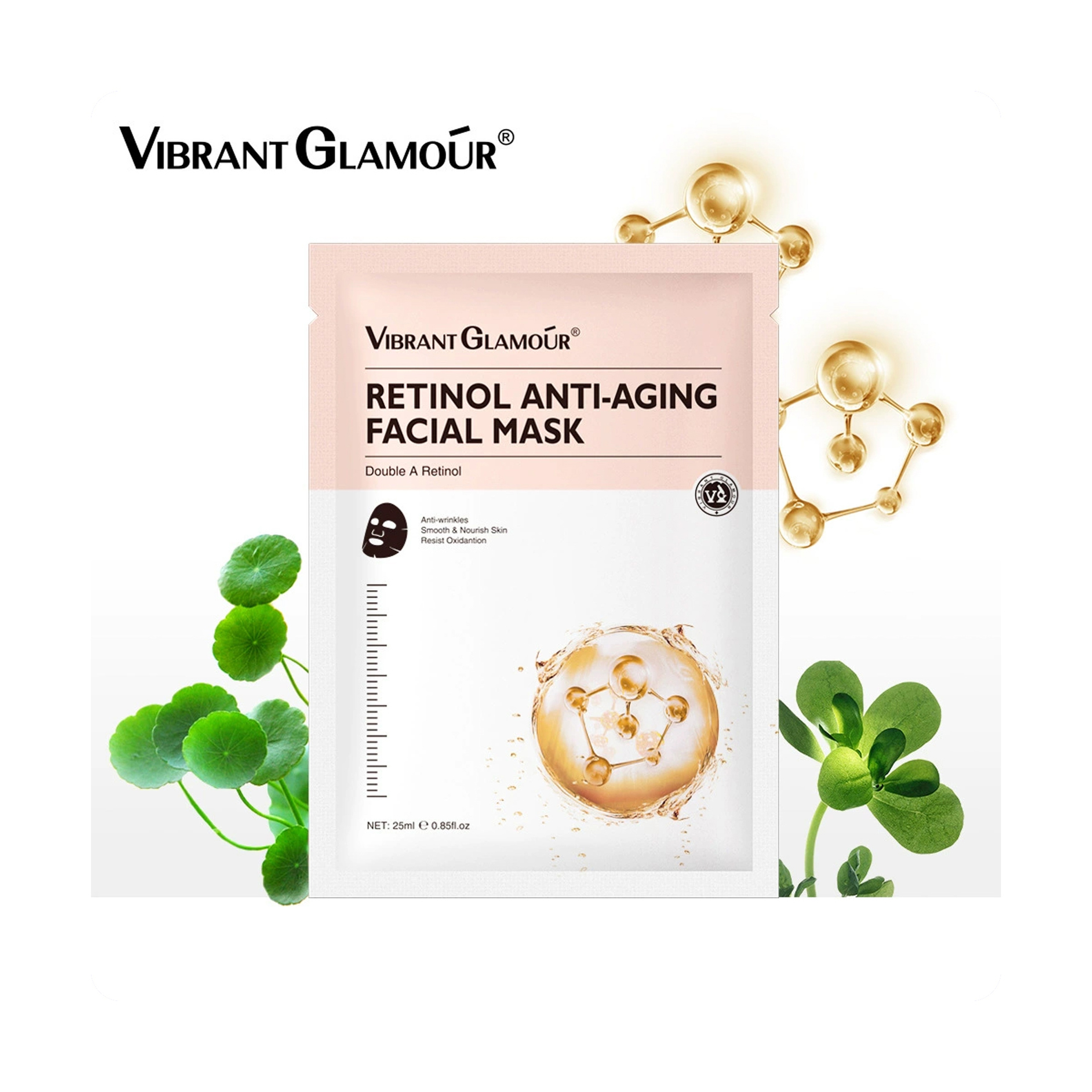 Vibrant Glamour Retinol Mask for Restoring Skin Radiance 25 ml