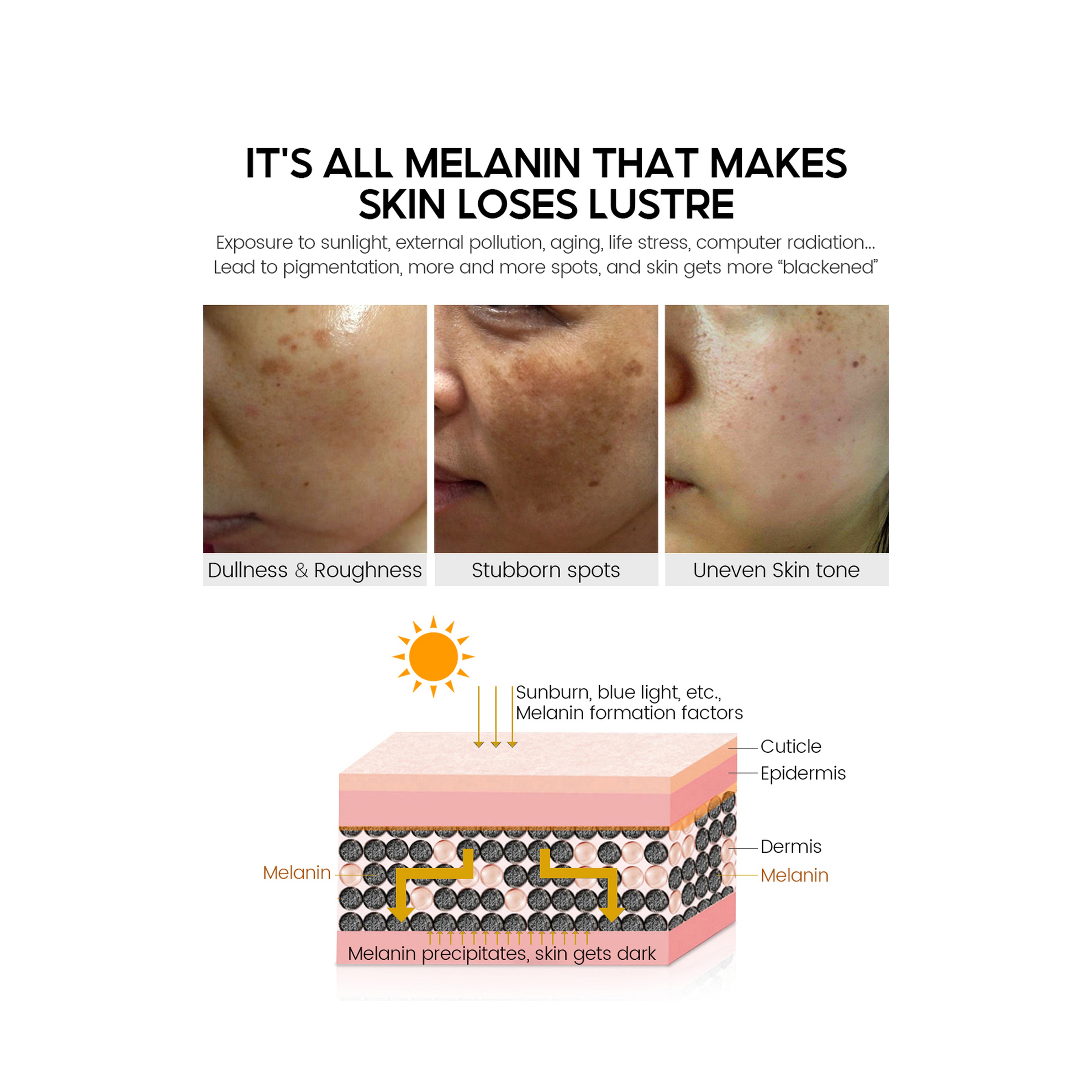 Vibrant Glamour Vitamin C Face Cream for Brightening and Moisturizing 30 g