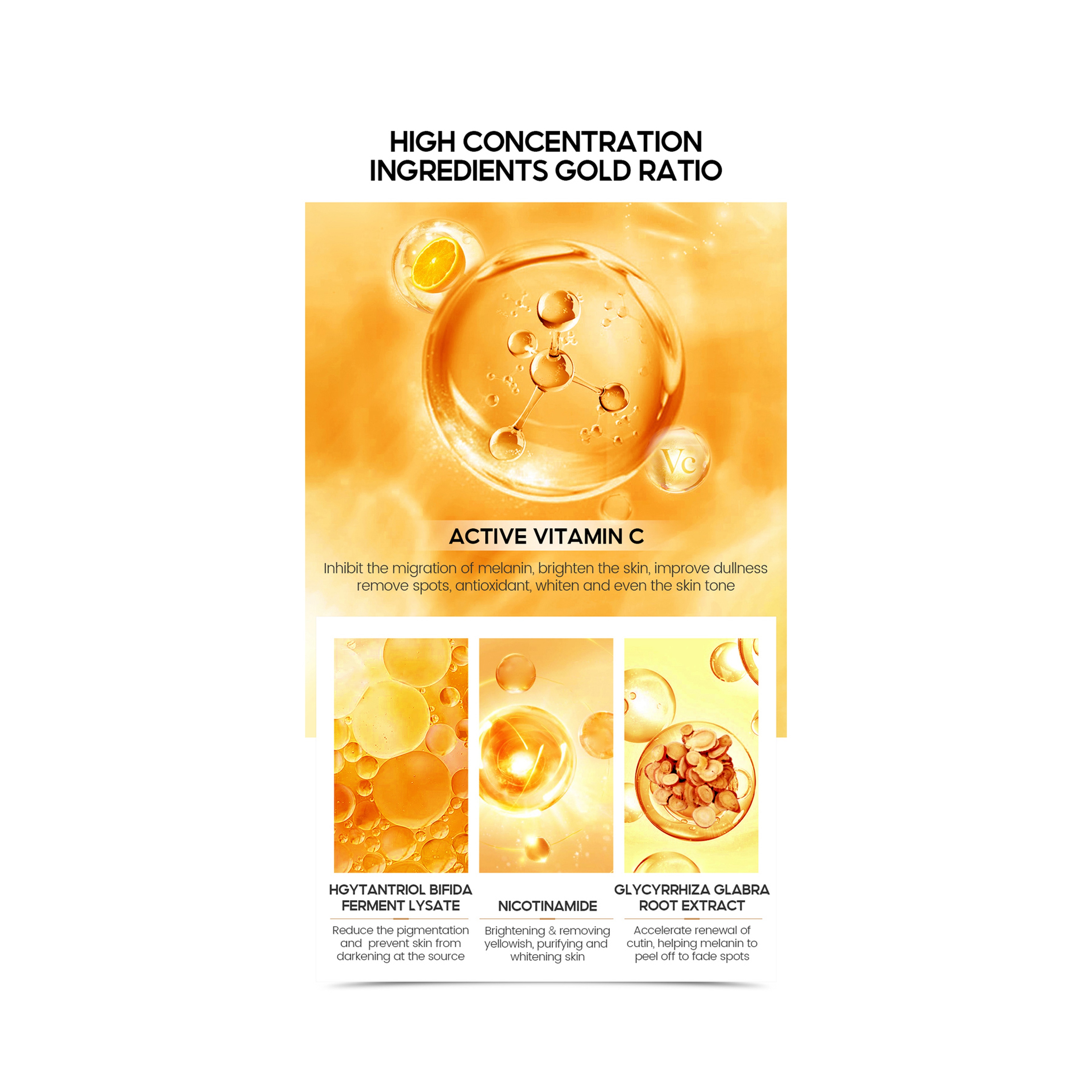 Vibrant Glamour Vitamin C Face Cream for Brightening and Moisturizing 30 g