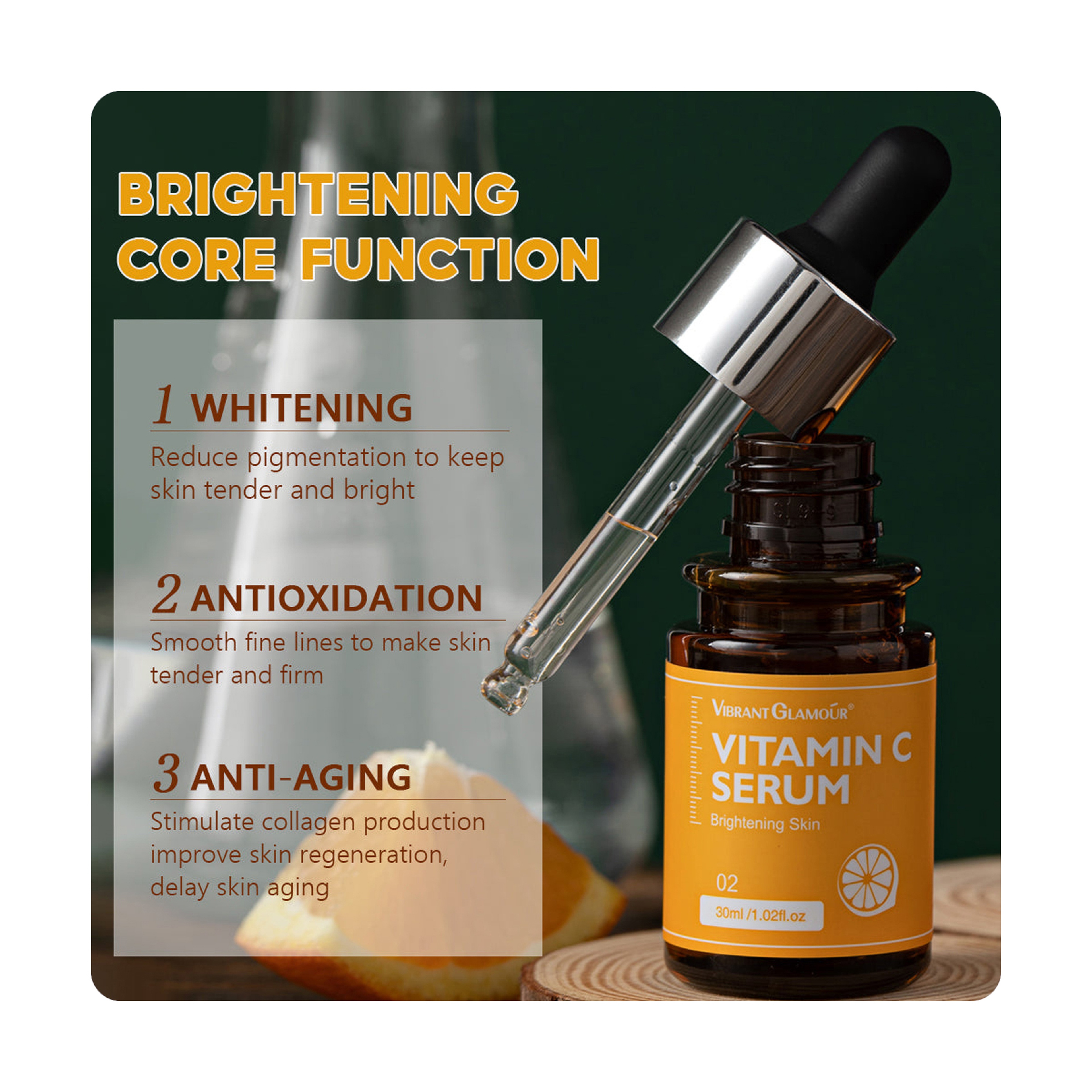 Vibrant Glamour Vitamin C Face Serum for Radiant Skin 30 ml