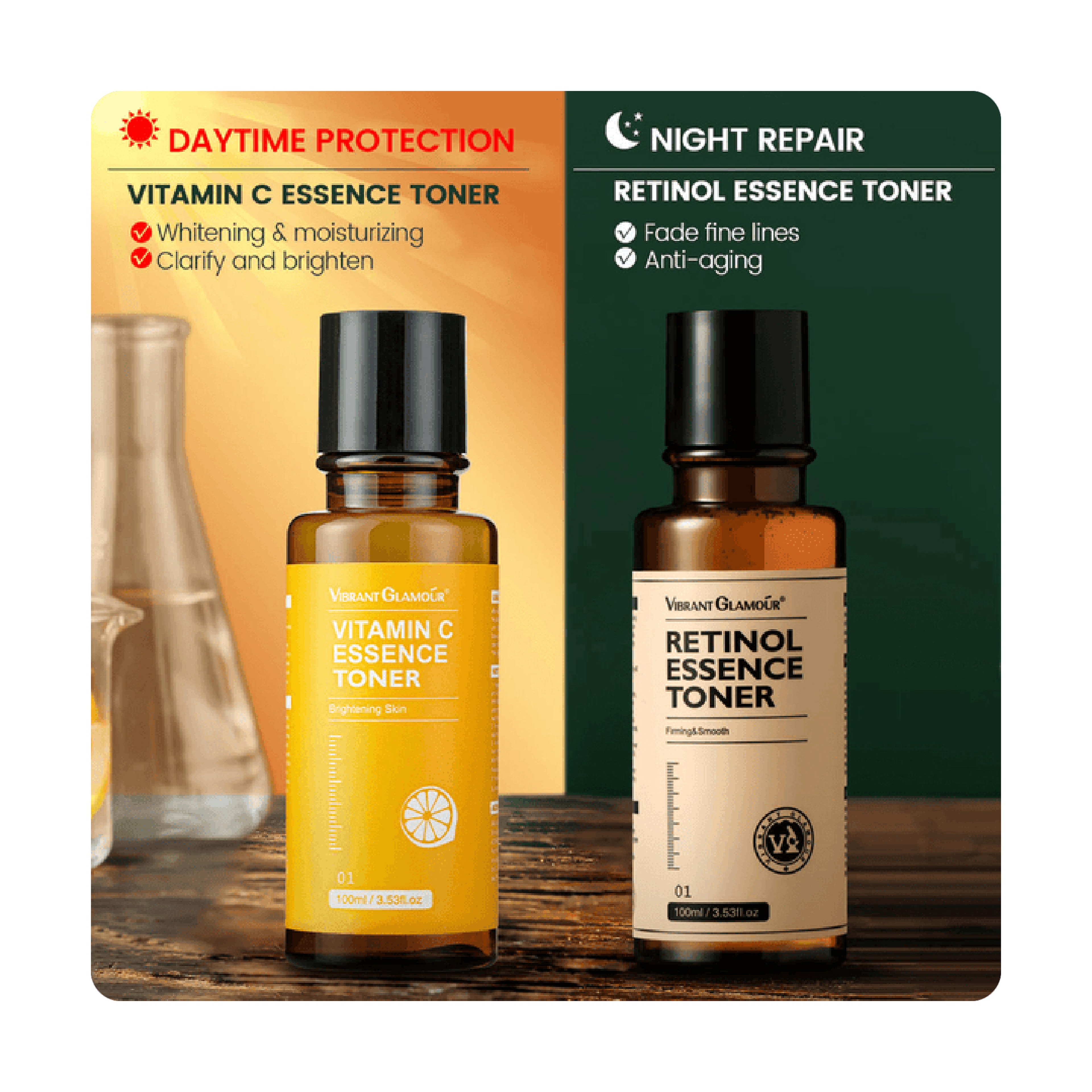 Vibrant Glamour Vitamin C Toner Anti-Pigmentation and Anti-Wrinkle 100 ml