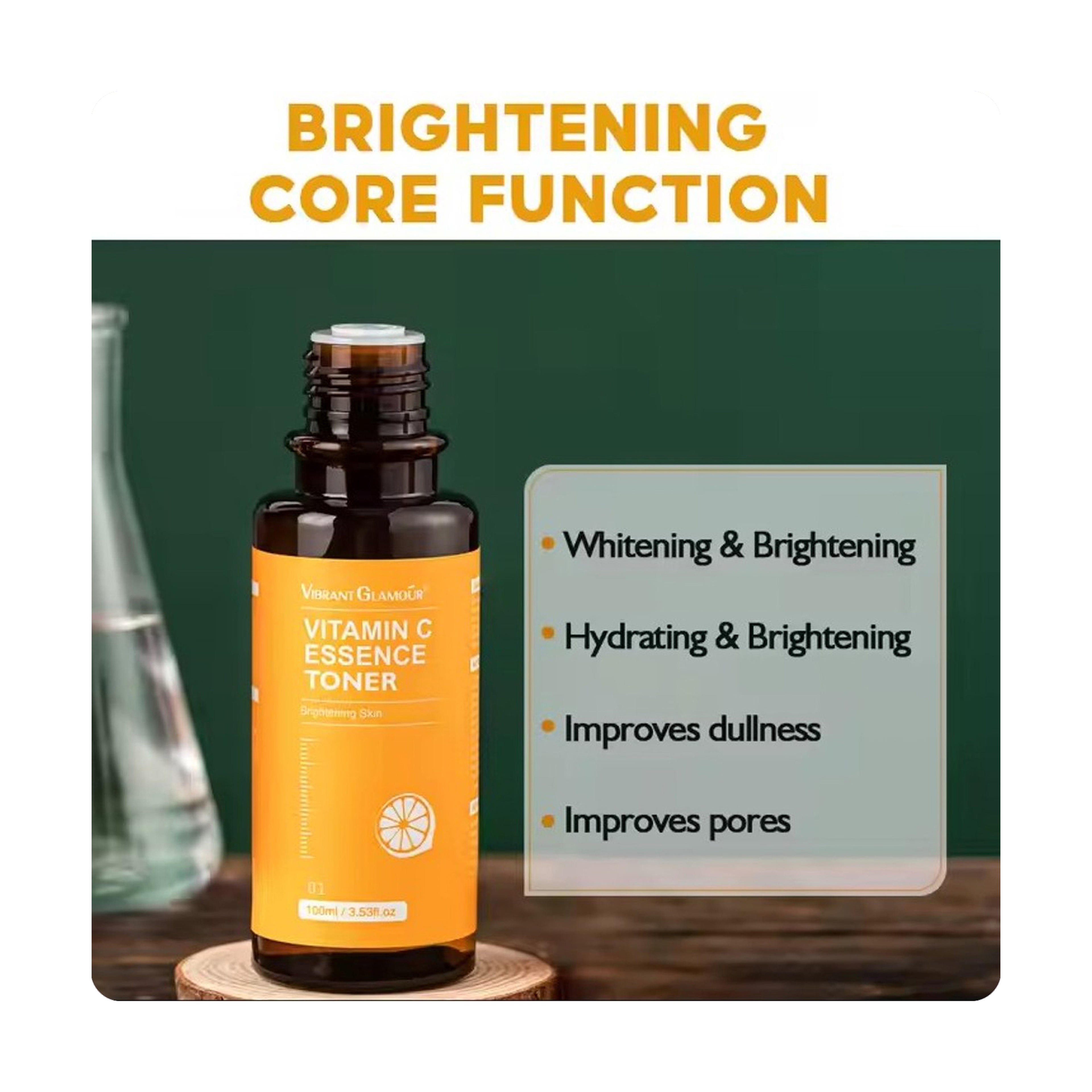 Vibrant Glamour Vitamin C Toner Anti-Pigmentation and Anti-Wrinkle 100 ml