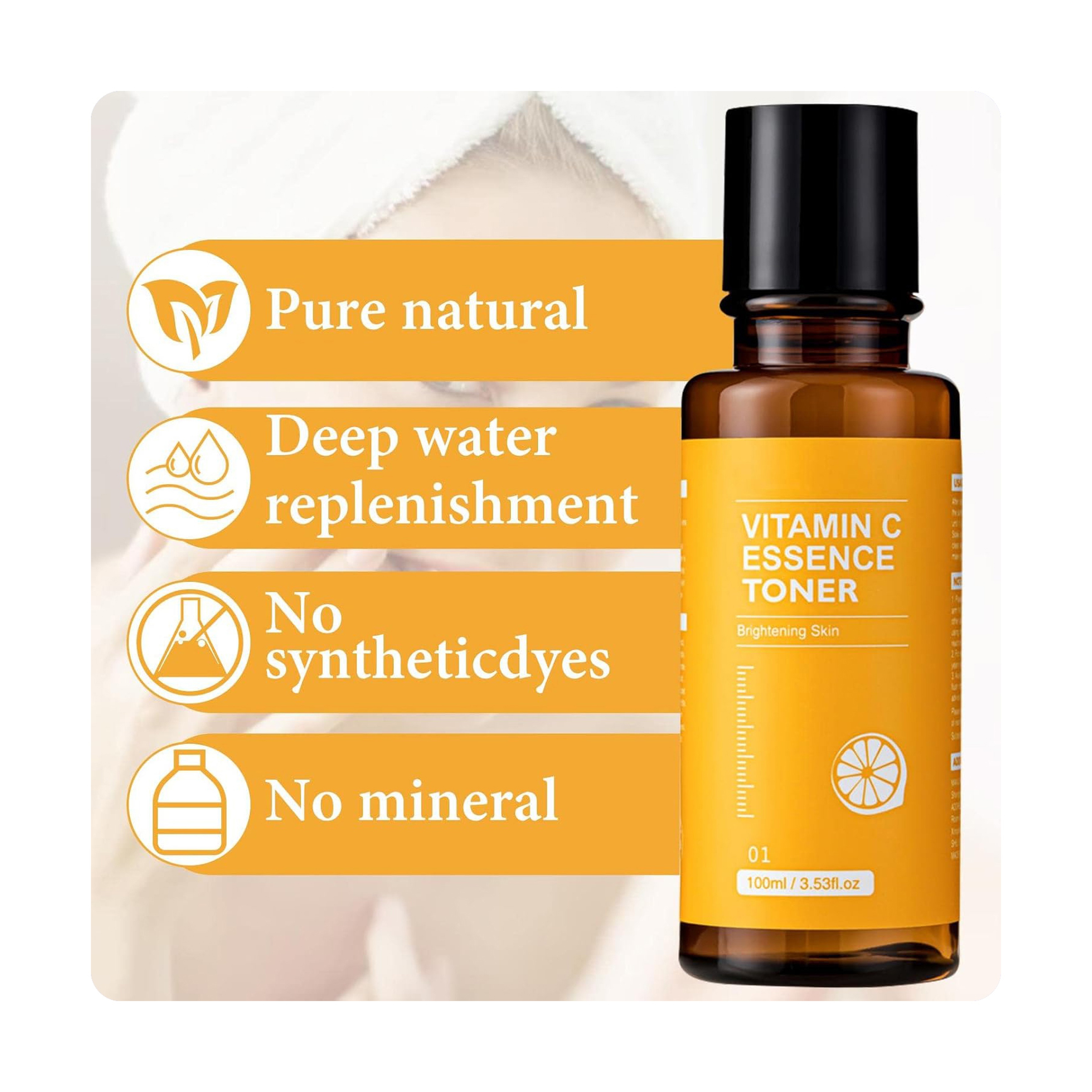 Vibrant Glamour Vitamin C Toner Anti-Pigmentation and Anti-Wrinkle 100 ml