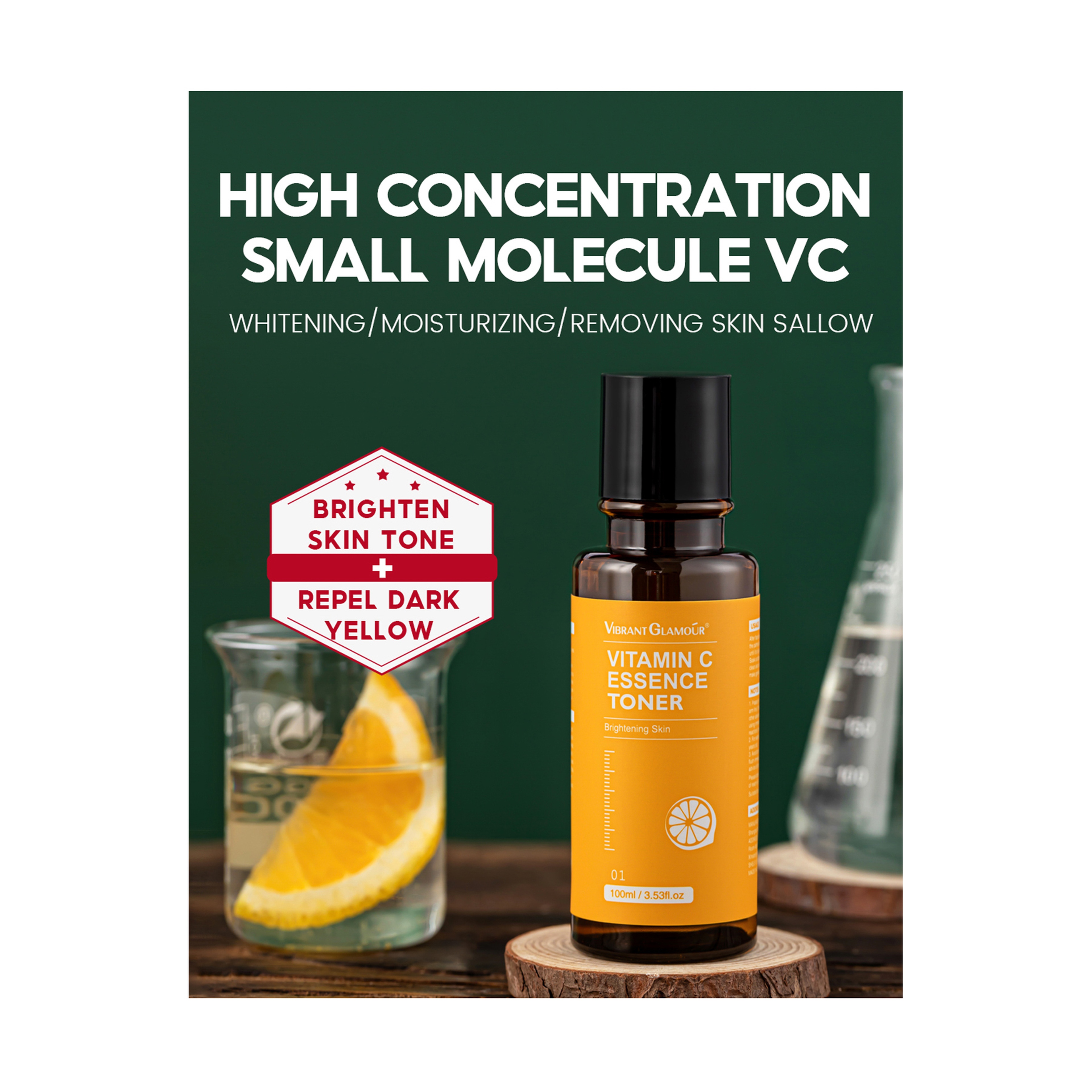 Vibrant Glamour Vitamin C Toner Anti-Pigmentation and Anti-Wrinkle 100 ml