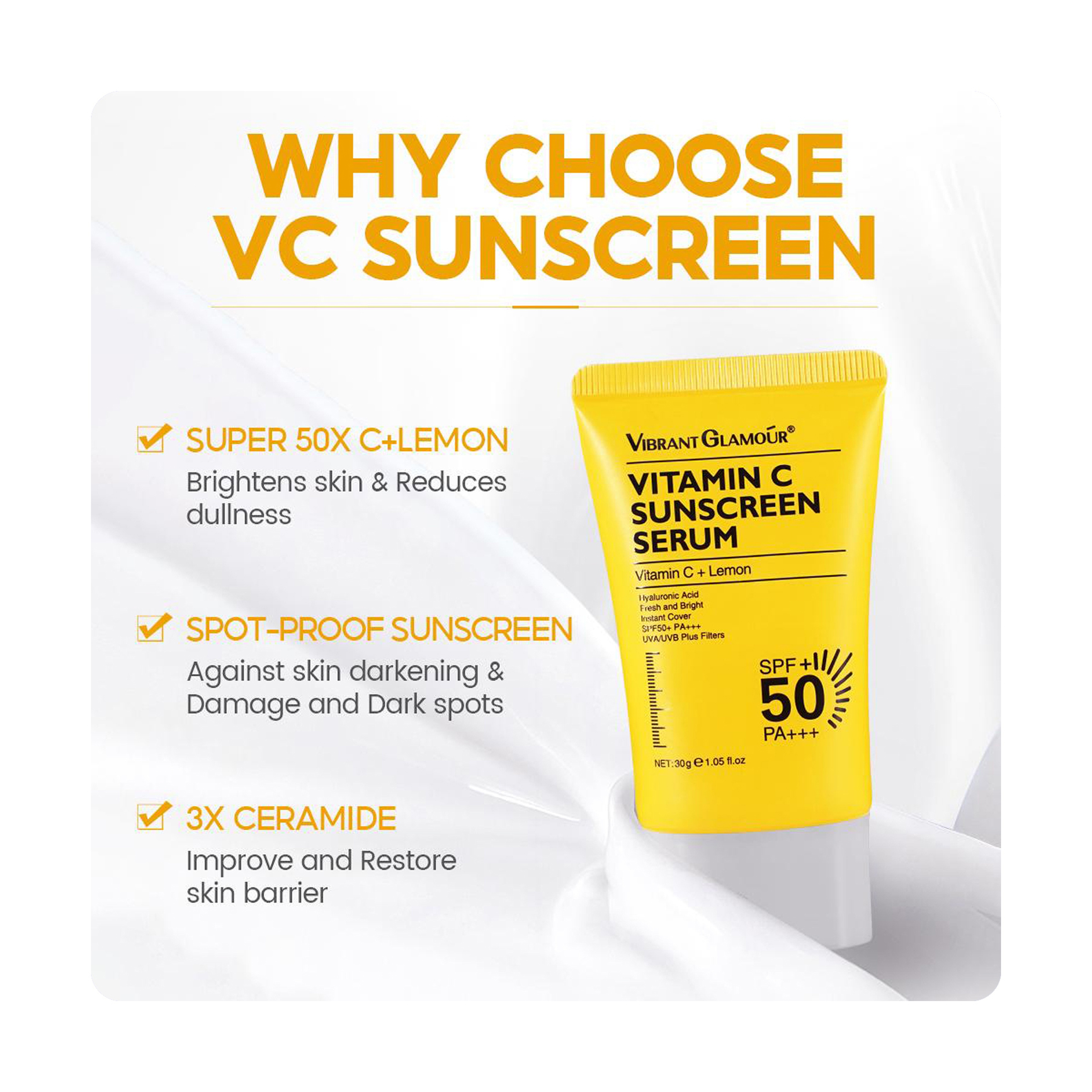 Vibrant Glamour Vitamin C Serum for Sun Protection 30 g