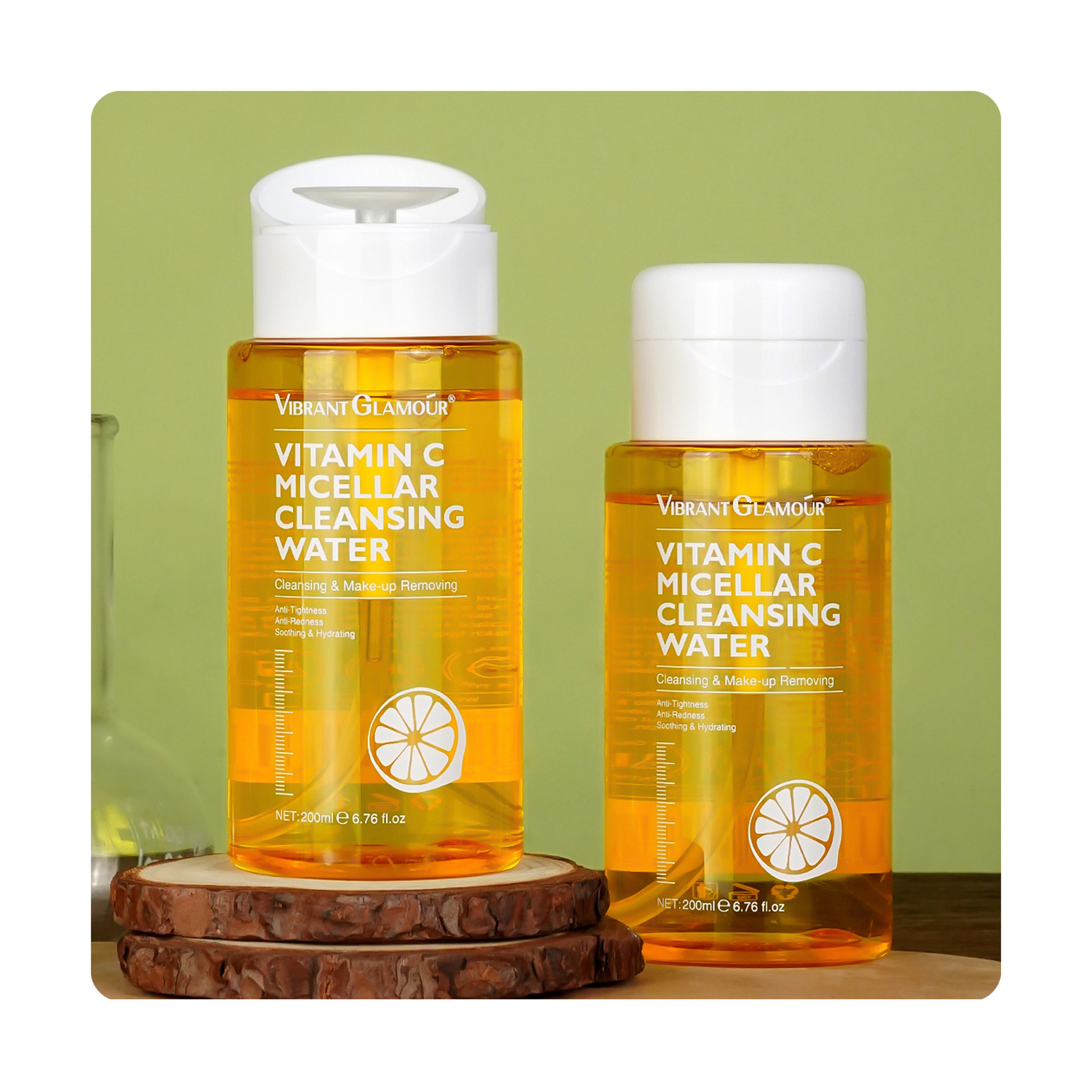 Vibrant Glamour Vitamin C Cleanser and Makeup Remover for Sensitive Skin 200 ml
