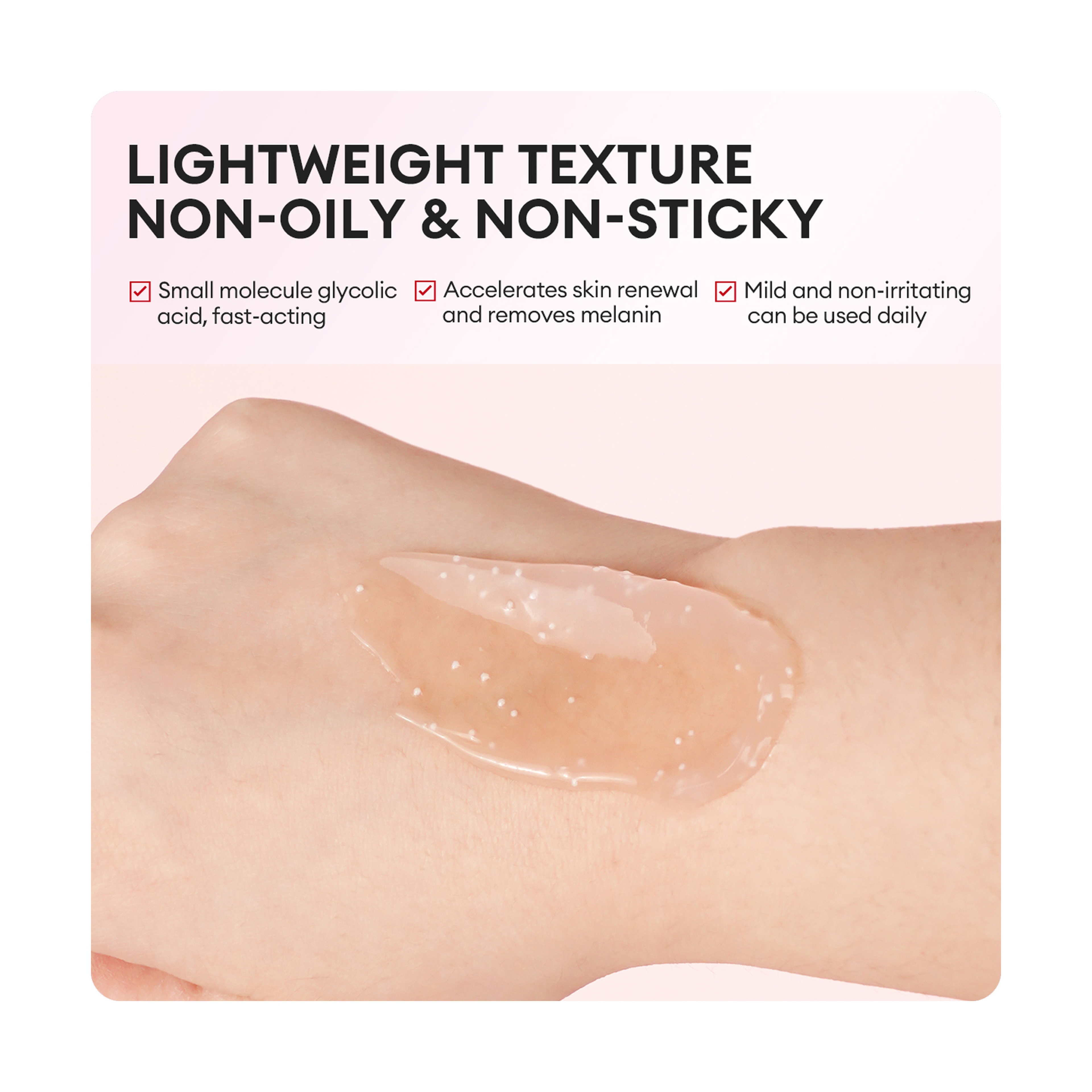 Vibrant Glamour Gentle Exfoliating Night Cream with Glycolic Acid for Skin Renewal 30 g