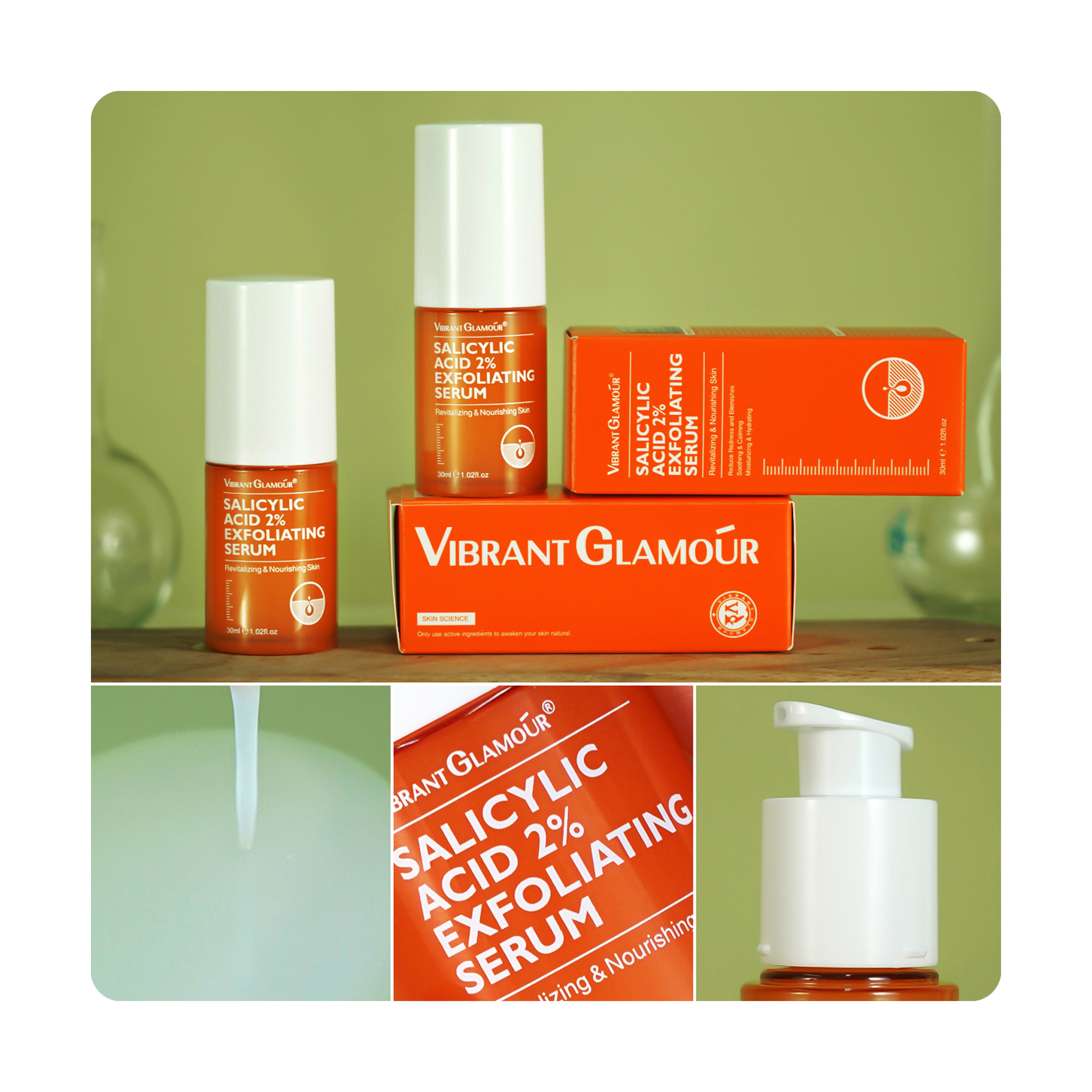 Vibrant Glamour 2% Salicylic Acid Exfoliating Serum Anti-Acne 30 ml