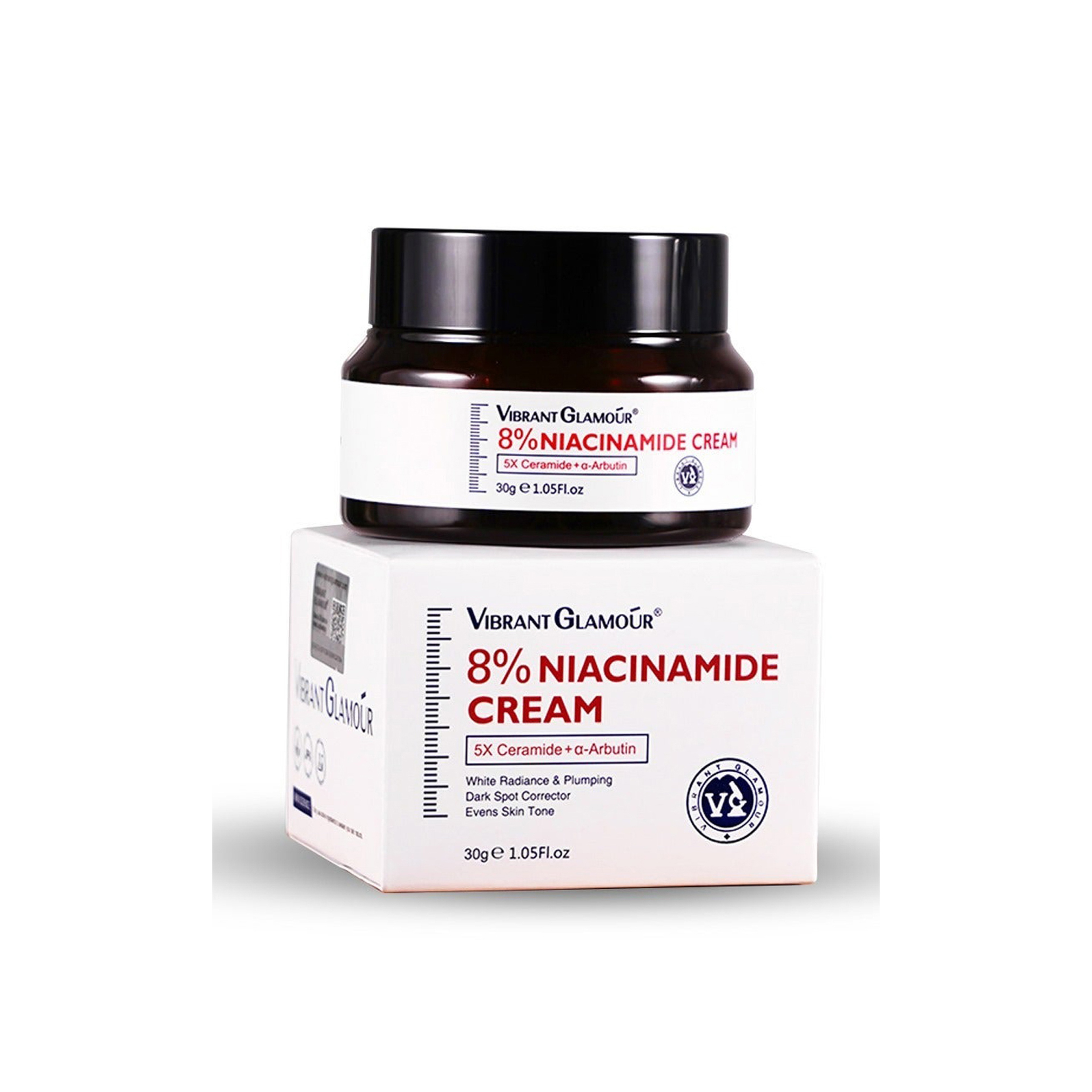 Vibrant Glamour 8% Niacinamide Face Whitening Cream 30 g