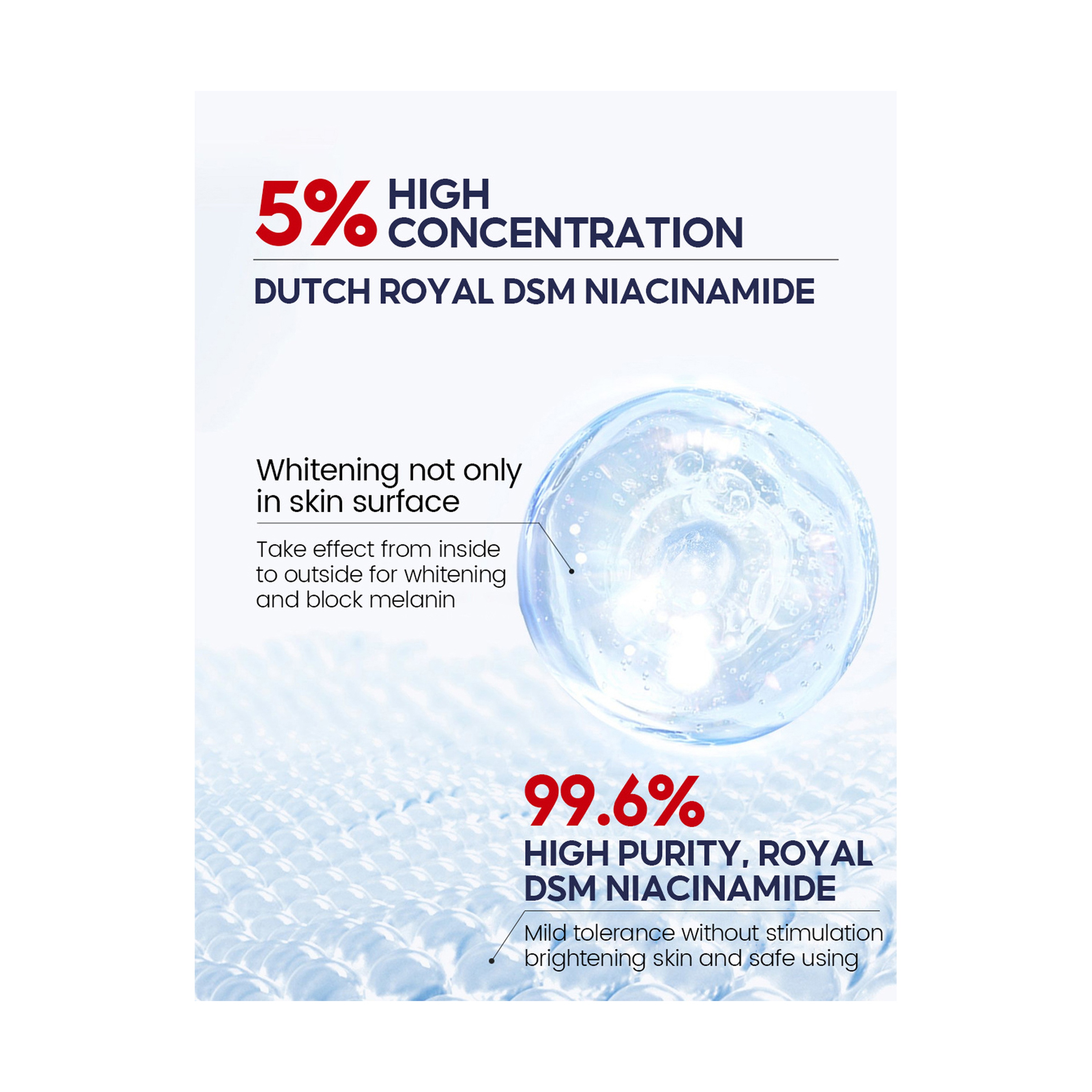 Vibrant Glamour 5% Niacinamide Serum for Brightening and Anti-Wrinkle 30 ml