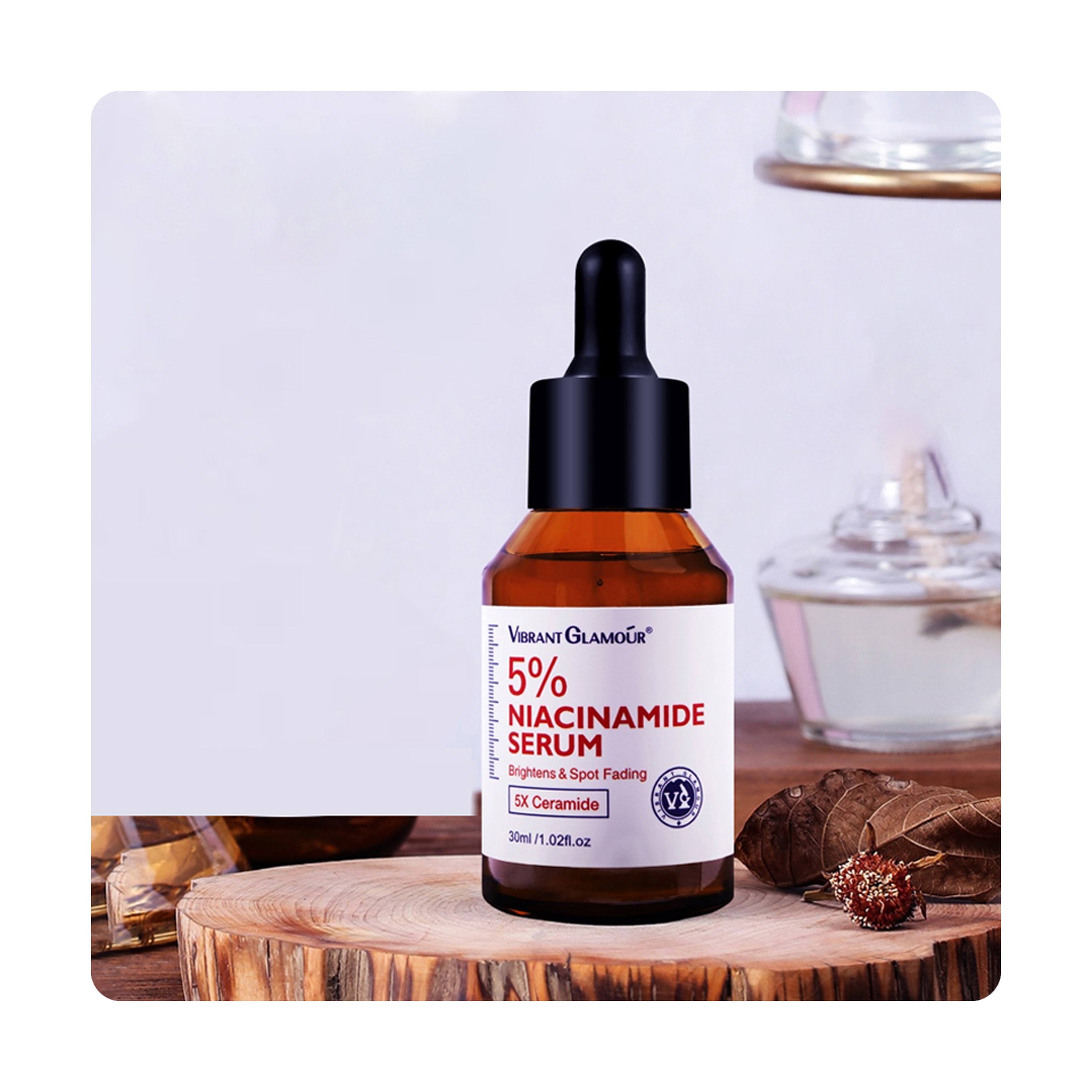 Vibrant Glamour 5% Niacinamide Serum for Brightening and Anti-Wrinkle 30 ml