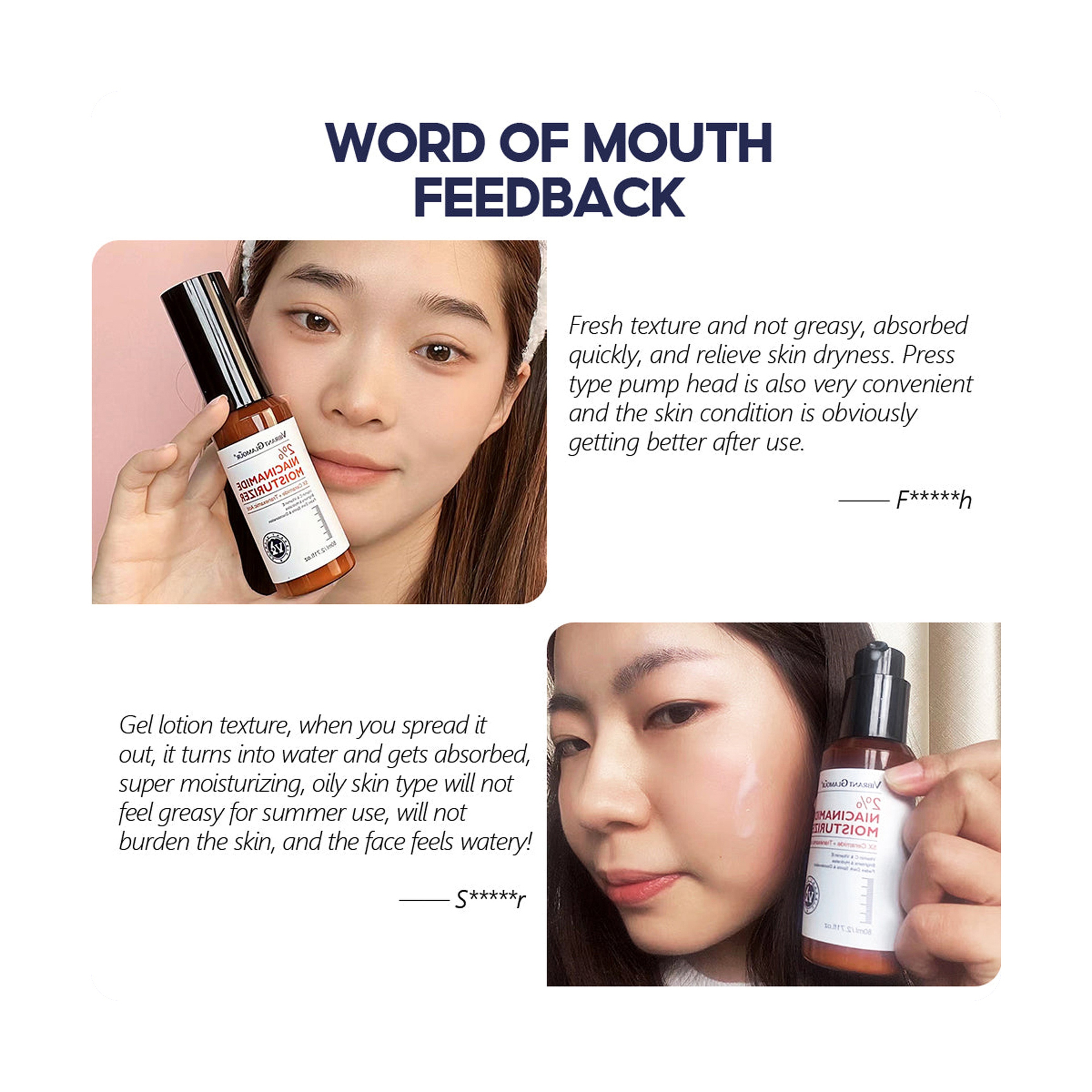 Vibrant Glamour 2% Niacinamide Moisturizing Serum with 5x Ceramide and Tranexamic Acid 80 ml