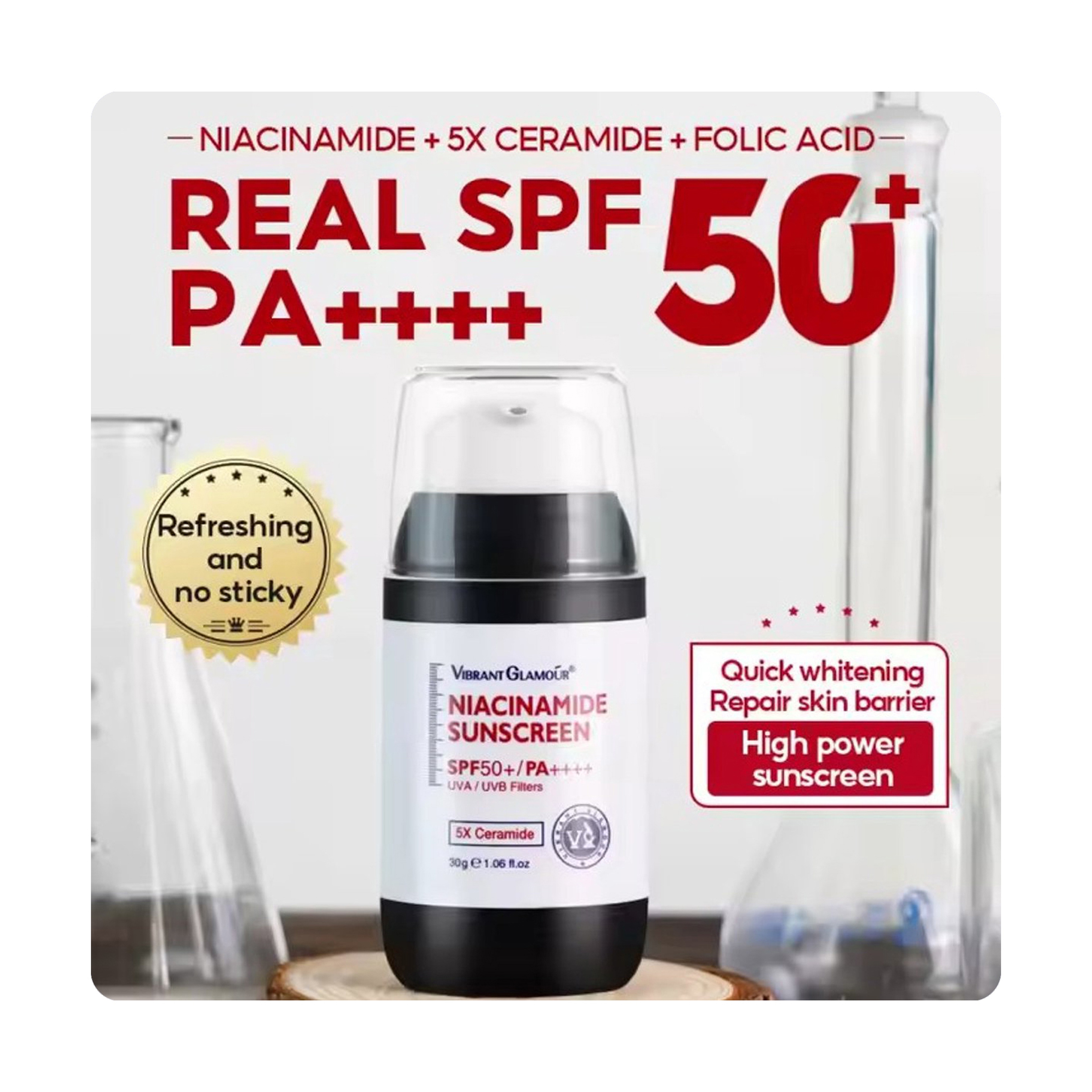 Vibrant Glamour Sunscreen Whitening Cream 30 g