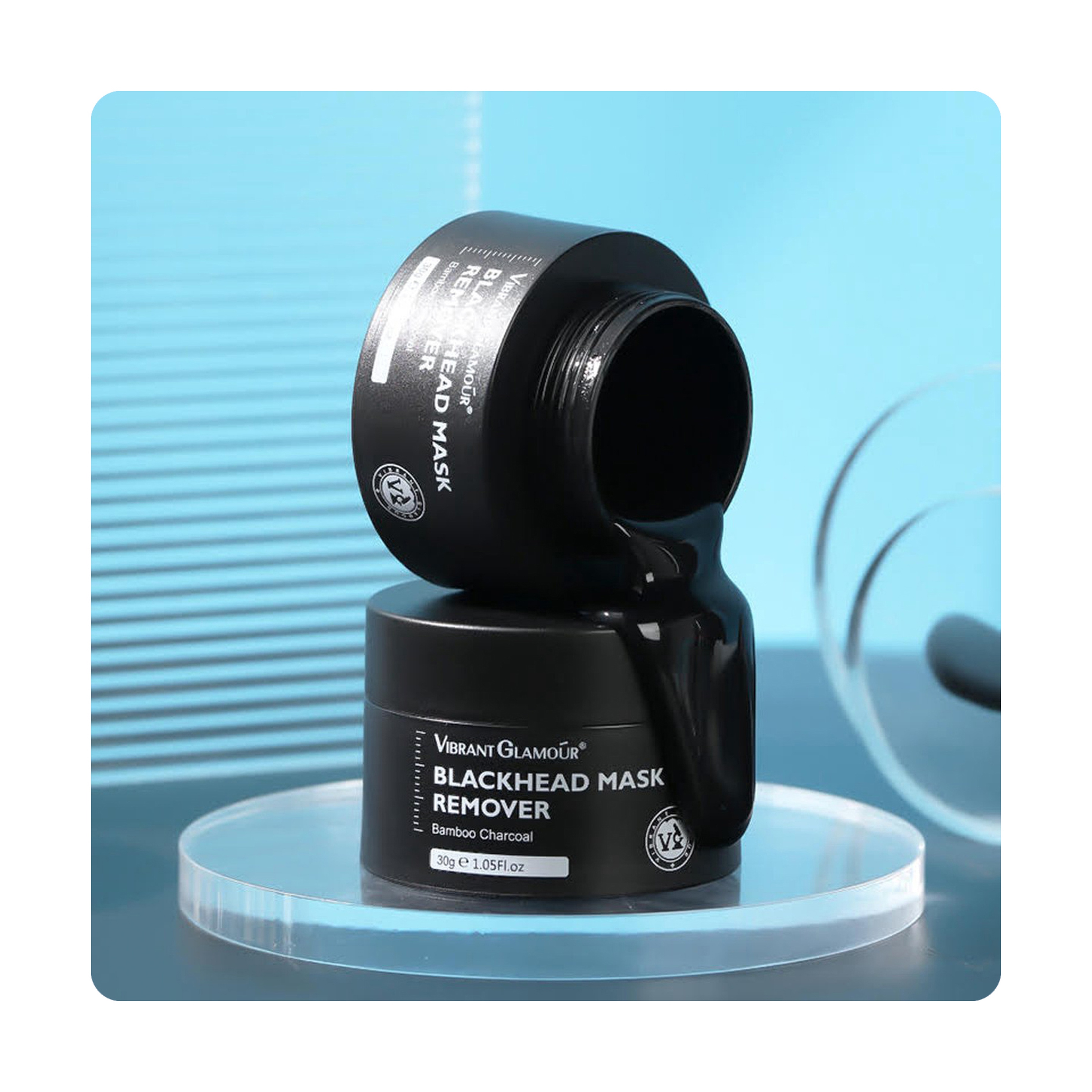 Vibrant Glamour Charcoal Mask for Blackhead Removal 30 g